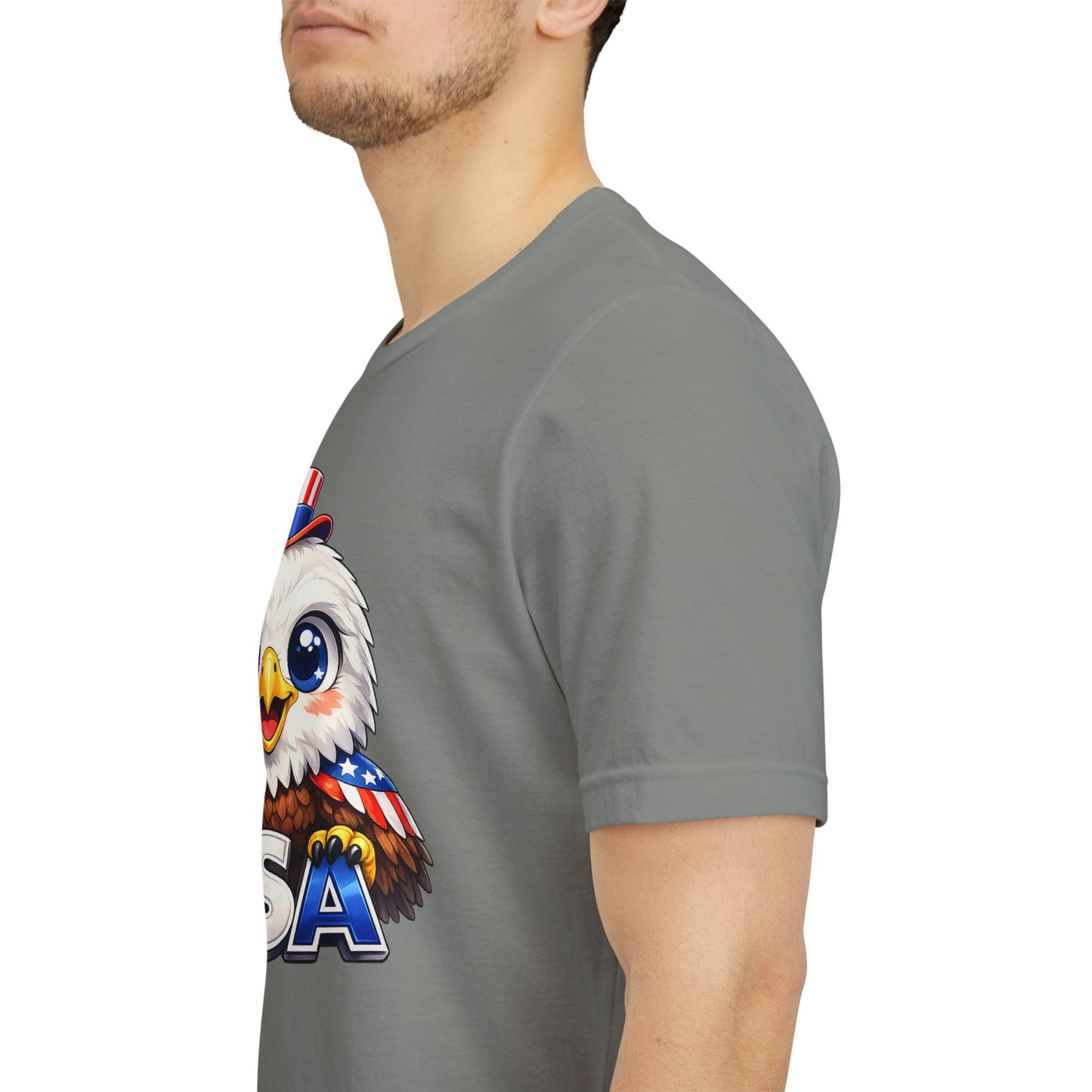Cute USA Eagle Shirt, Patriotic Eagle T Shirt, Fourth Of July Shirt, American Flag Eagle Tee, Freedom Graphic Shirt, USA Pride Top
