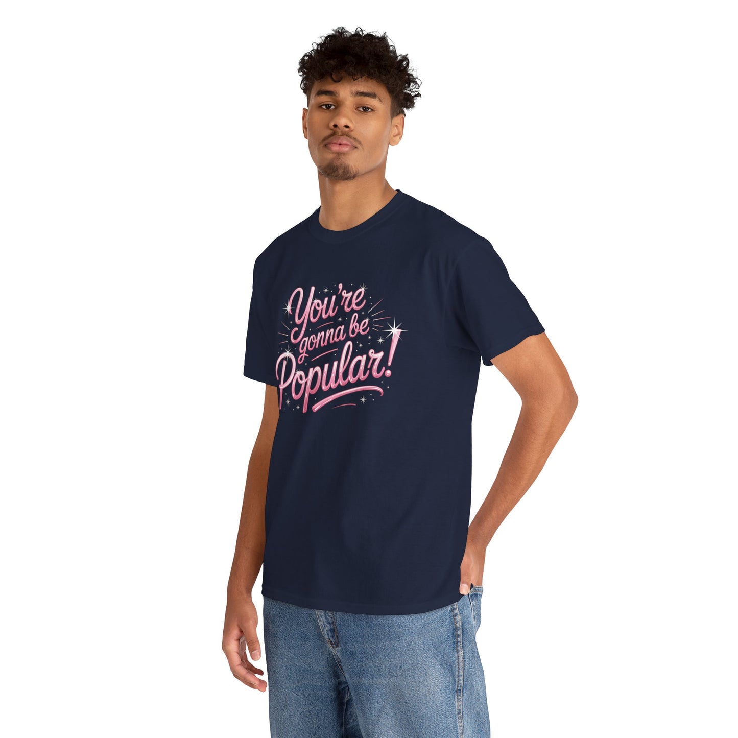 You’re Gonna Be Popular Wicked Musical Tee – Broadway Quote Shirt – Funny Retro Typography T-Shirt for Theatre Fans & Musical Lovers
