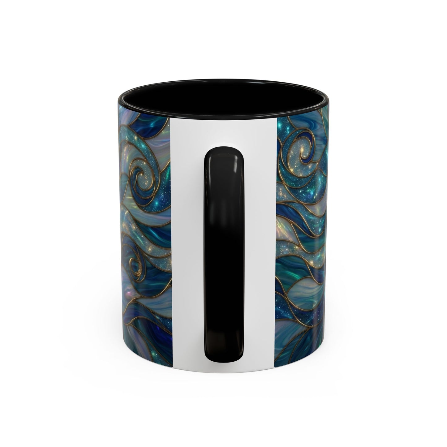 Stained Glass Octopus Mug, Octopus Coffee Mug, Ocean Art Mug, Nautical Decor Cup, Sea Creature Mug, Octopus Lover Gift