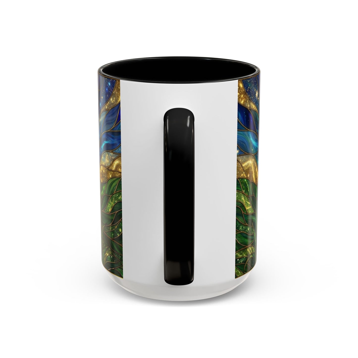 Christian Cross Mug, Stained Glass Cross Coffee Mug, Religious Gift For Christian, Faith Based Mug, Inspirational Bible Mug