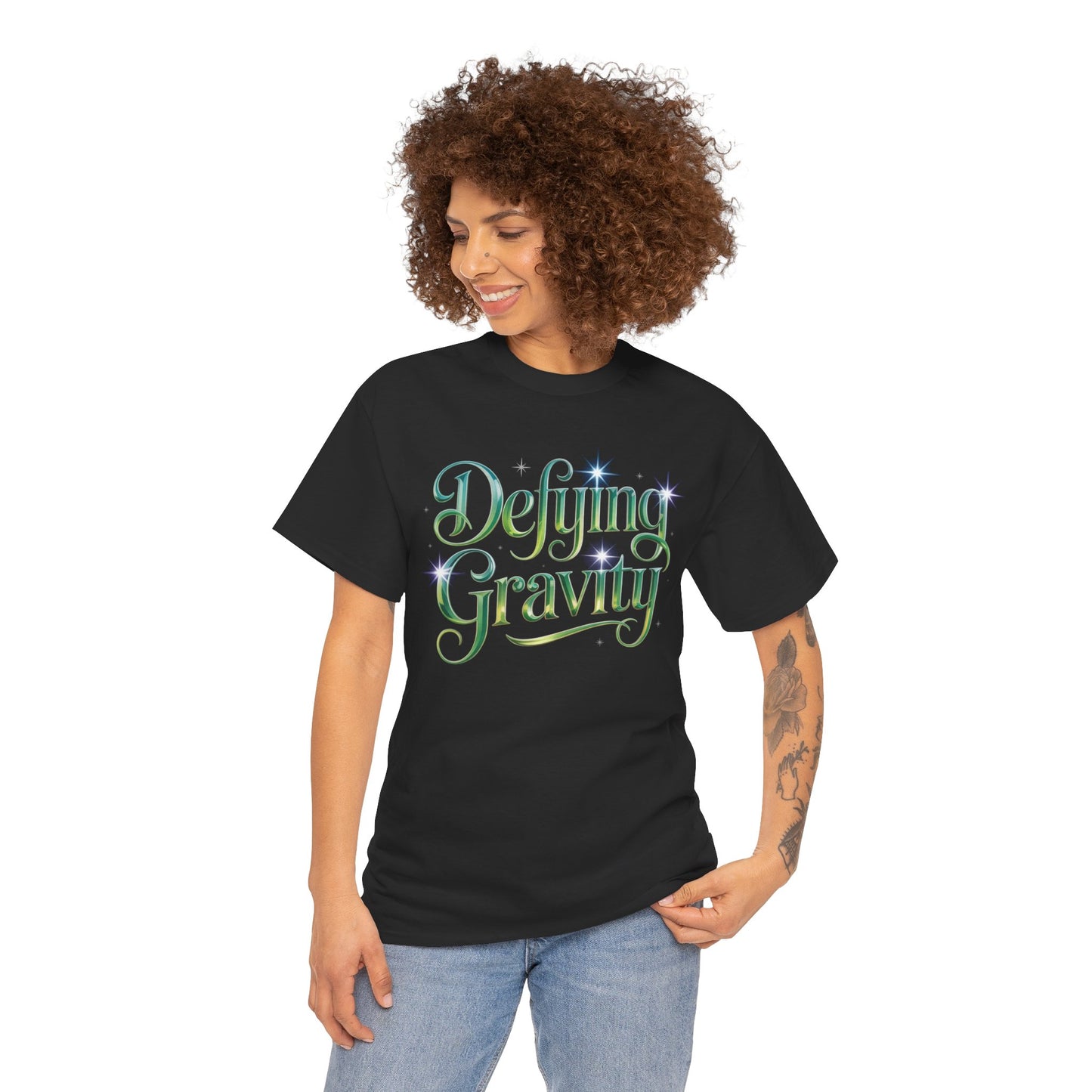 Defying Gravity Wicked Musical Quote Tee – Broadway Fan Shirt, Inspirational Wizard of Oz Graphic Tee, Musical Theatre Unisex T-Shirt