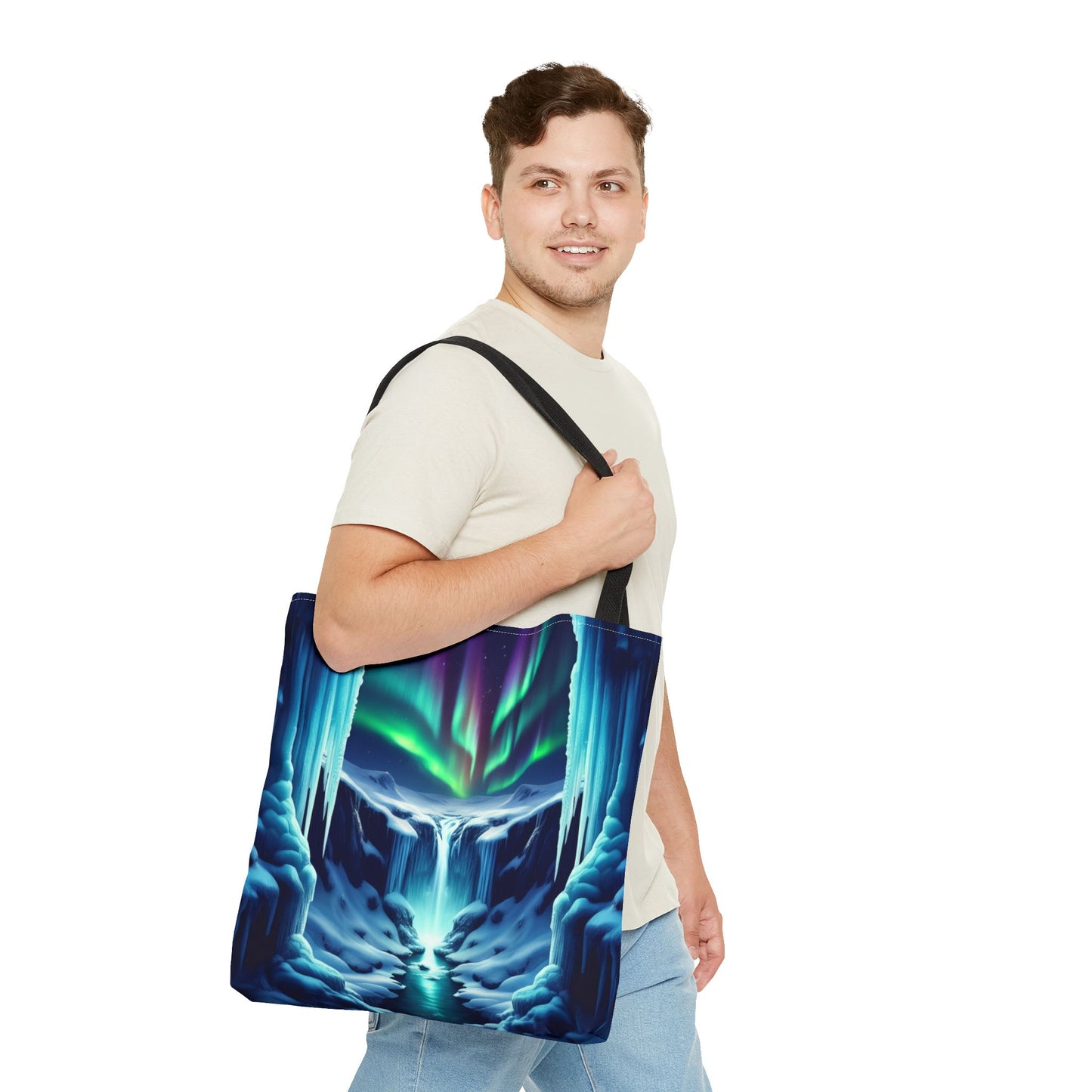 Icy Landscape Tote Bag