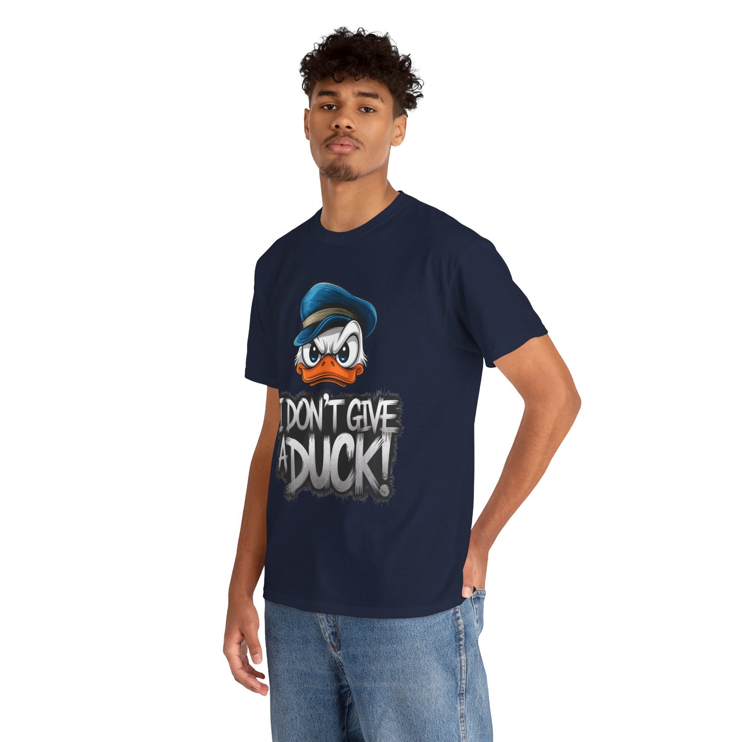 I Don’t Give a Duck Shirt – Funny Grumpy Duck Tee – Sarcastic Animal Graphic Shirt – Unisex Gift for Duck Lovers & Meme Fans