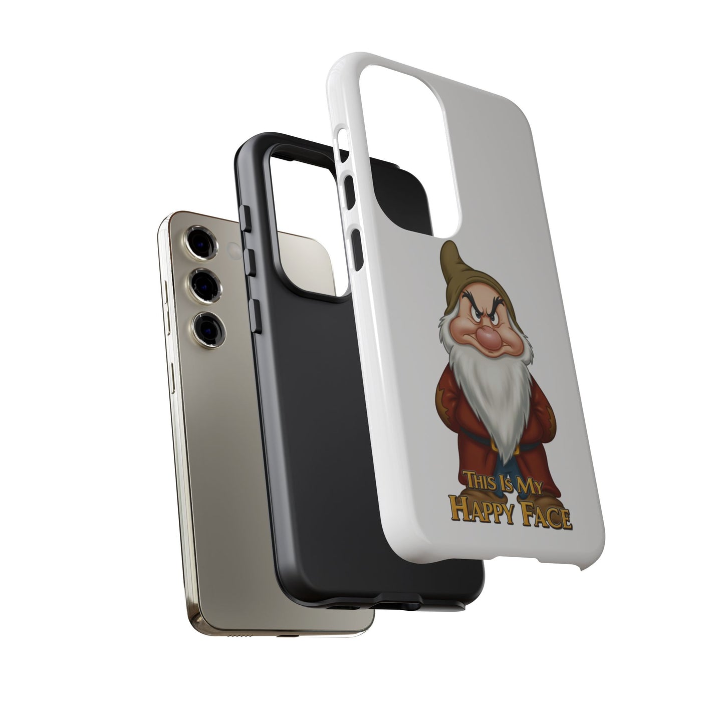 Samsung Phone Case - Grumpy Dwarf 'This is My Happy Face'