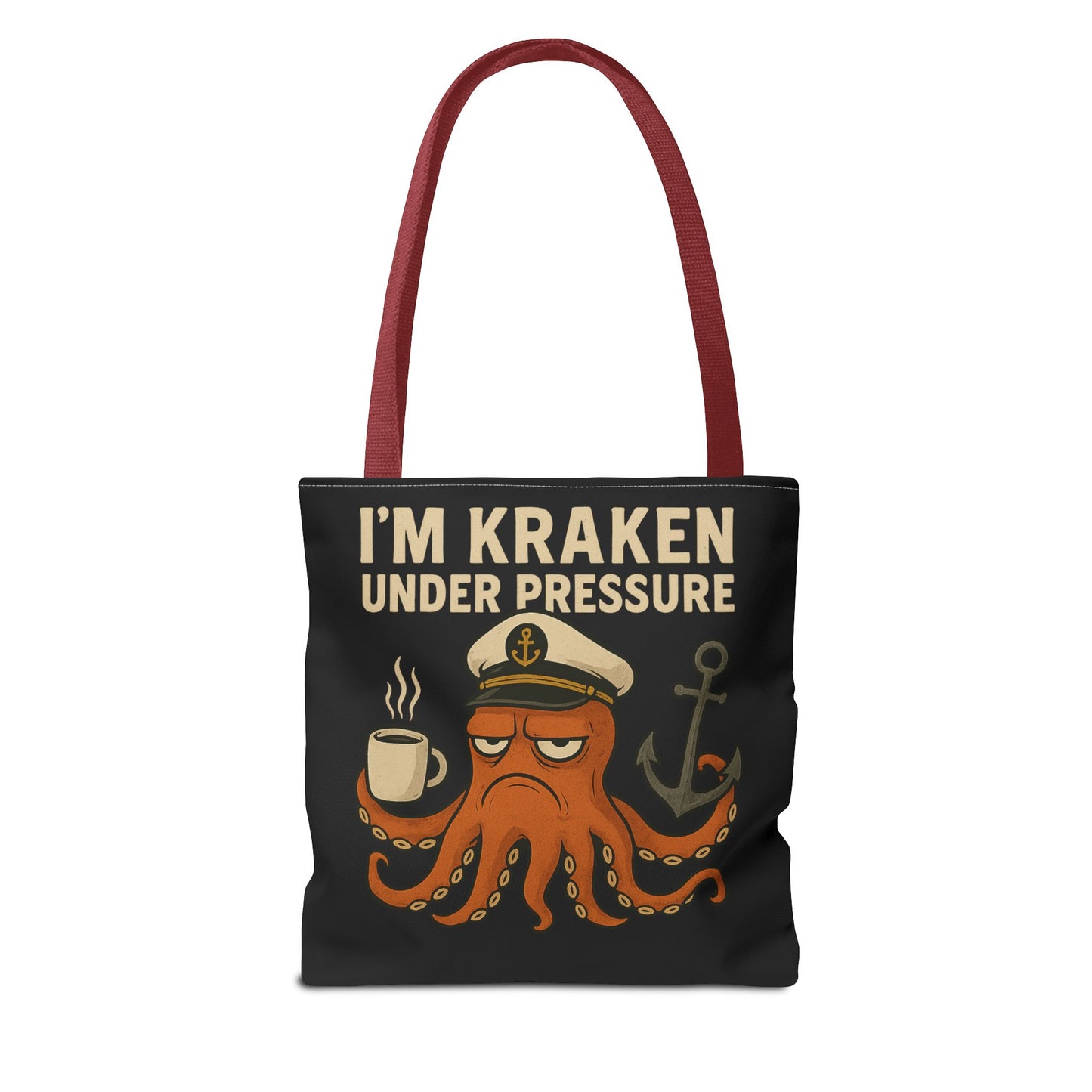 Stressed Octopus Tote Bag Nautical Bag Beach Tote Ocean Reusable Bag Seaside
