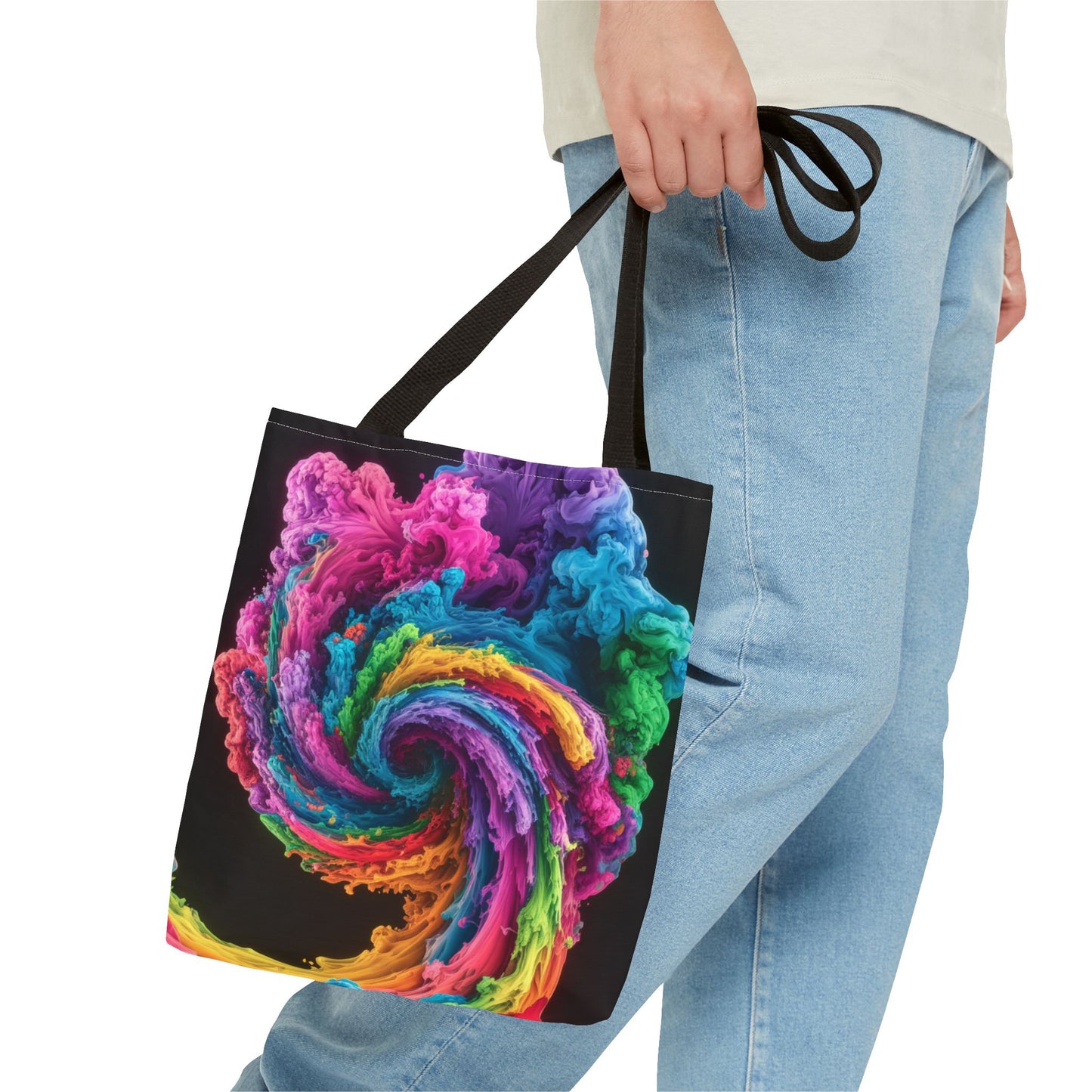 Colorful Swirl Tote Bag