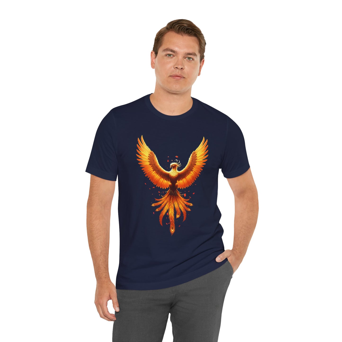 Phoenix Rising Shirt • Fiery Phoenix Graphic Tee • Rebirth Transformation Myth Shirt • Firebird Art Tee • Unisex Gift Tee XS‑5XL