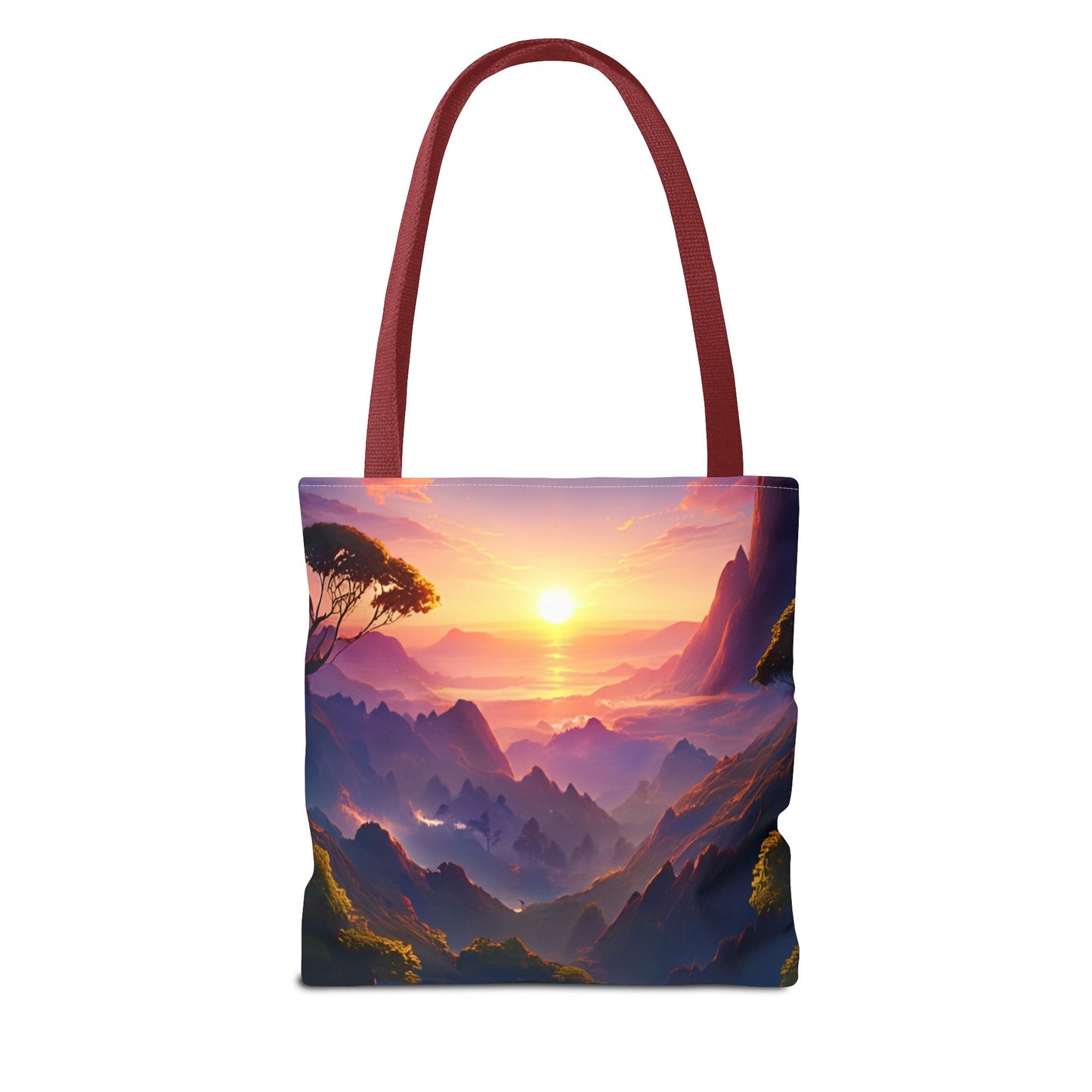 Sunset Landscape Tote Bag