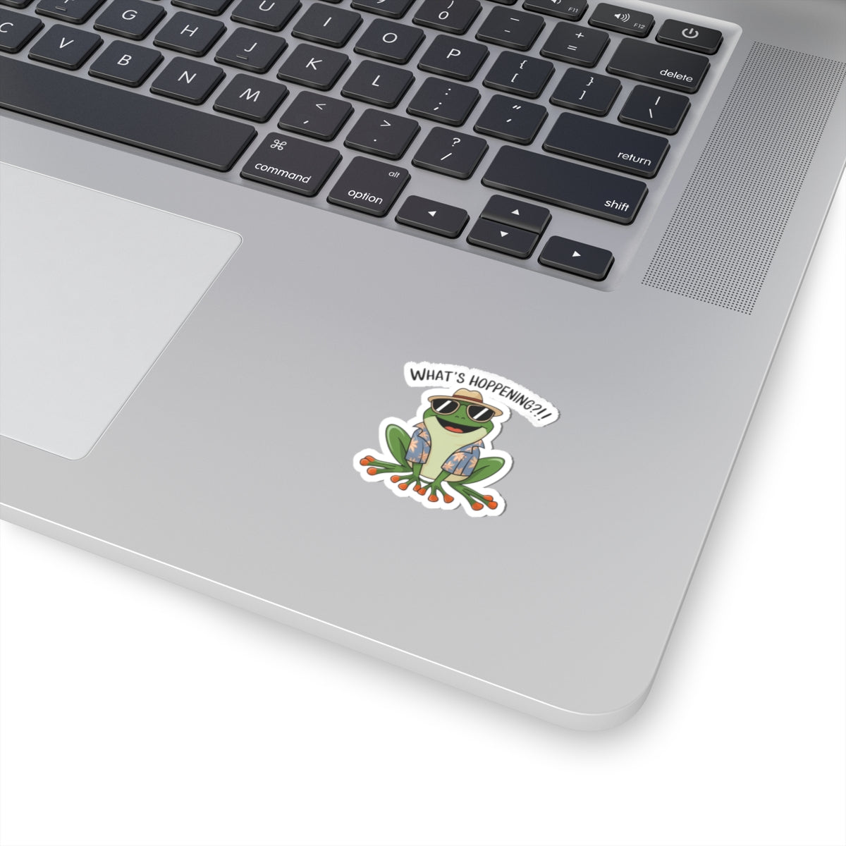 Sticker What's Hoppening Frog Pun