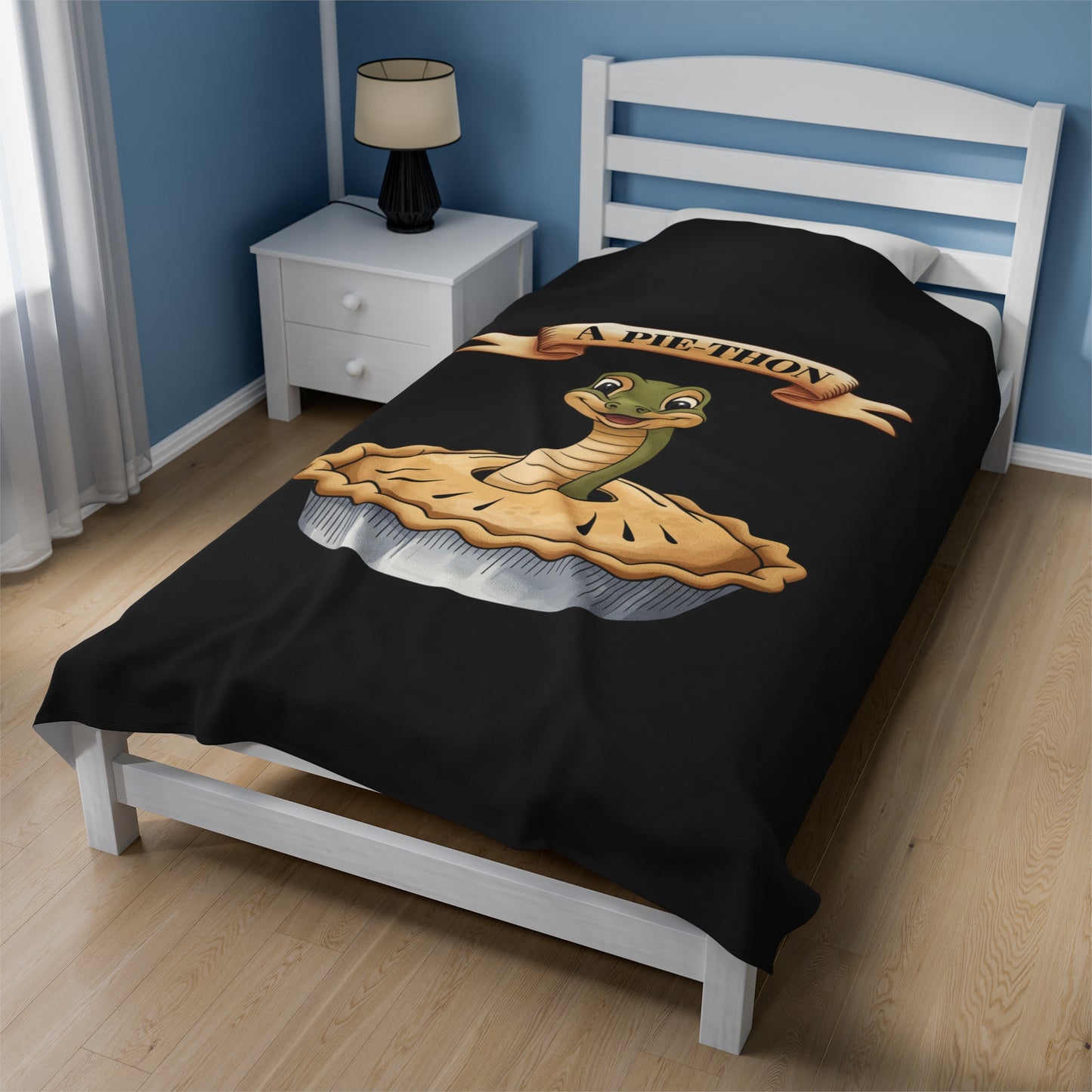 Velveteen Plush Blanket - Snake Pie-Thon Joke