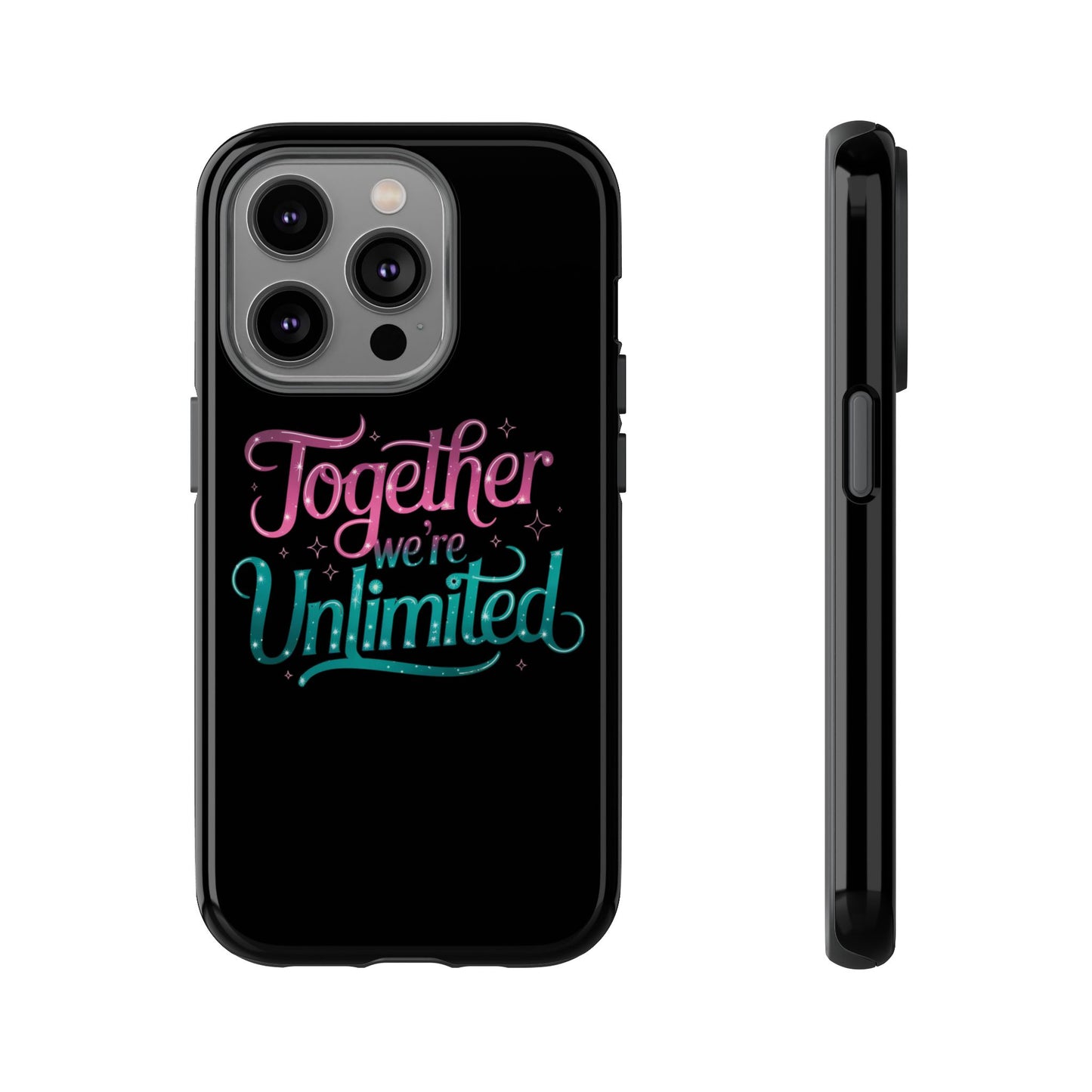 iPhone Case with Musical Quote Together We're Unlimited Musical Phone Case