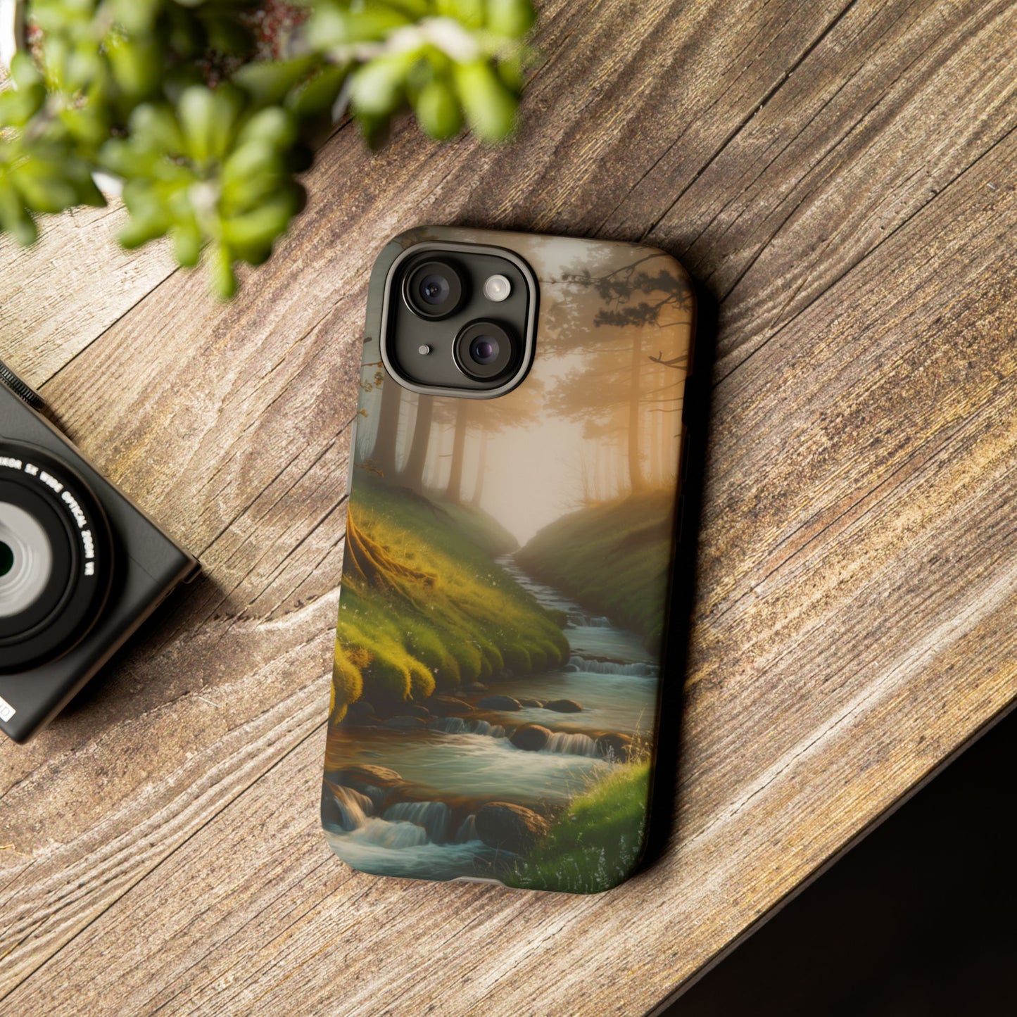 Nature Stream iPhone Case Forest Phone Case Stream iPhone Case Nature Phone Case
