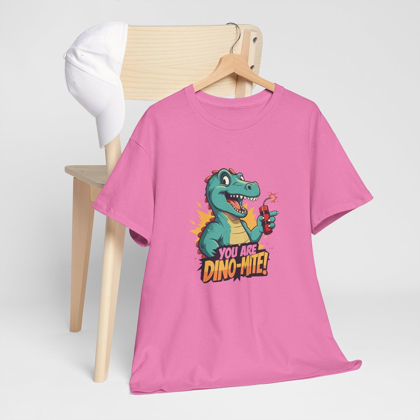You Are Dino-Mite T-Shirt – Funny Dinosaur Graphic Tee | Cute T-Rex Shirt for Kids & Adults | Unisex Dino Lover Gift | Explosion Design