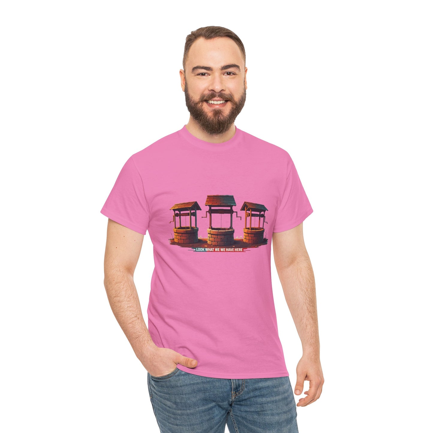 Funny “Well Well Well” T-Shirt • Pun Graphic Tee with Wishing Wells • Retro Vintage Humor Shirt • Gift for Pun Lovers & Joke Fans