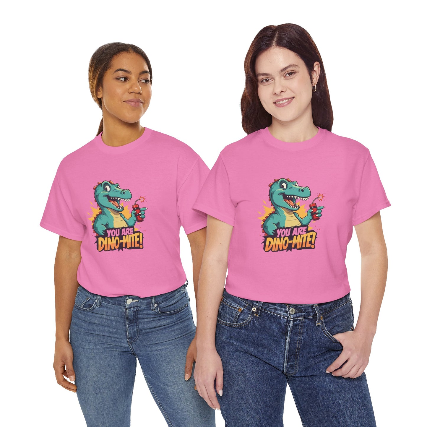 You Are Dino-Mite T-Shirt – Funny Dinosaur Graphic Tee | Cute T-Rex Shirt for Kids & Adults | Unisex Dino Lover Gift | Explosion Design