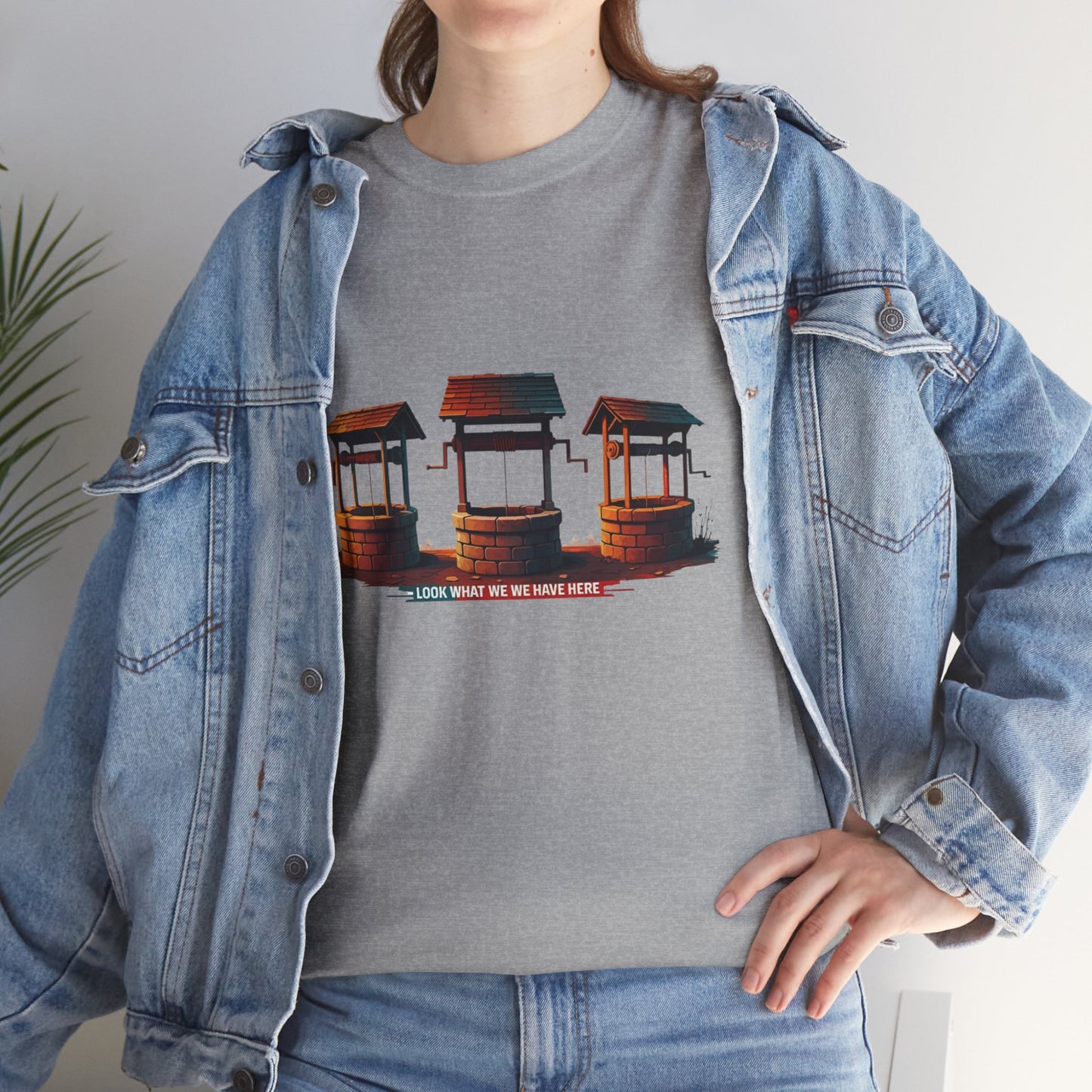 Funny “Well Well Well” T-Shirt • Pun Graphic Tee with Wishing Wells • Retro Vintage Humor Shirt • Gift for Pun Lovers & Joke Fans