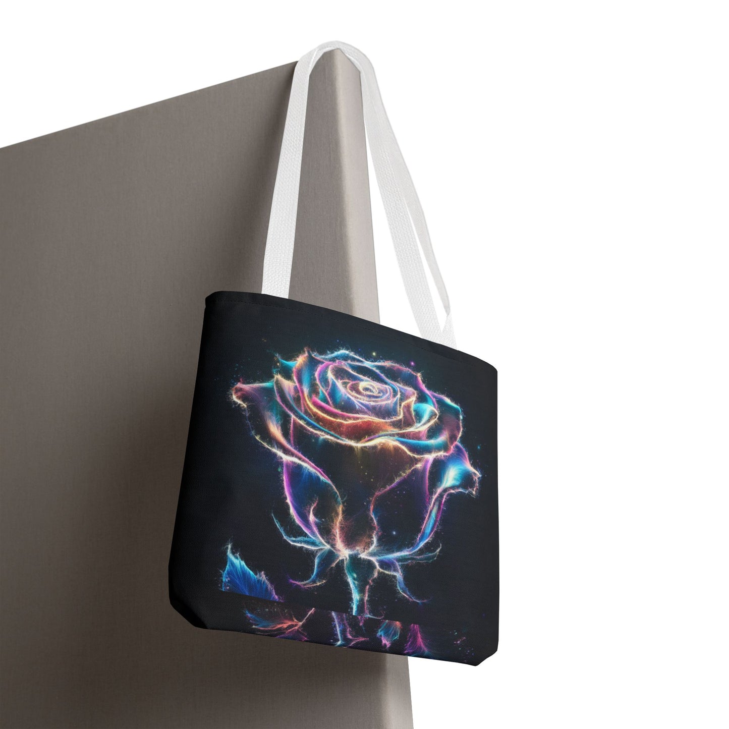 Glowing Rose Tote Bag