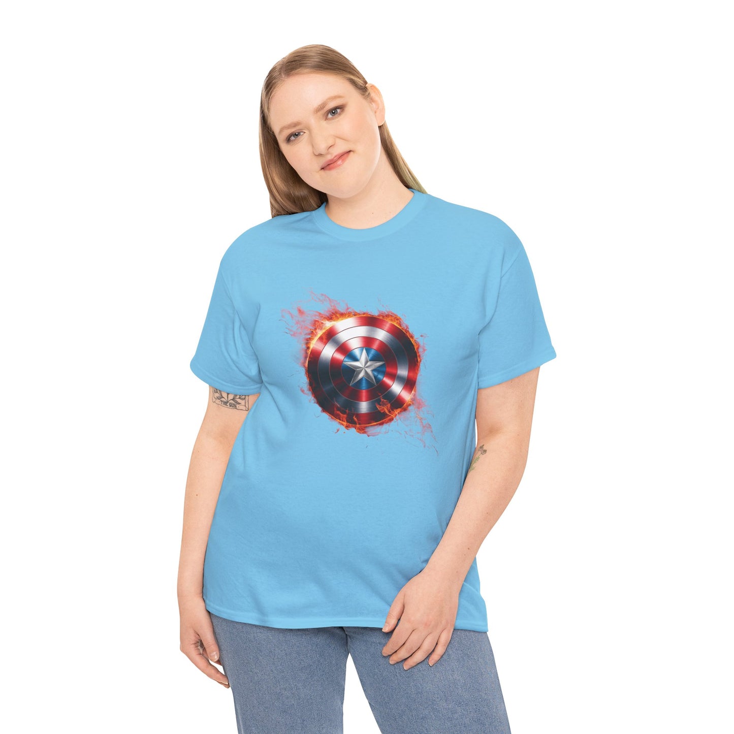 Captain America Flame Tee