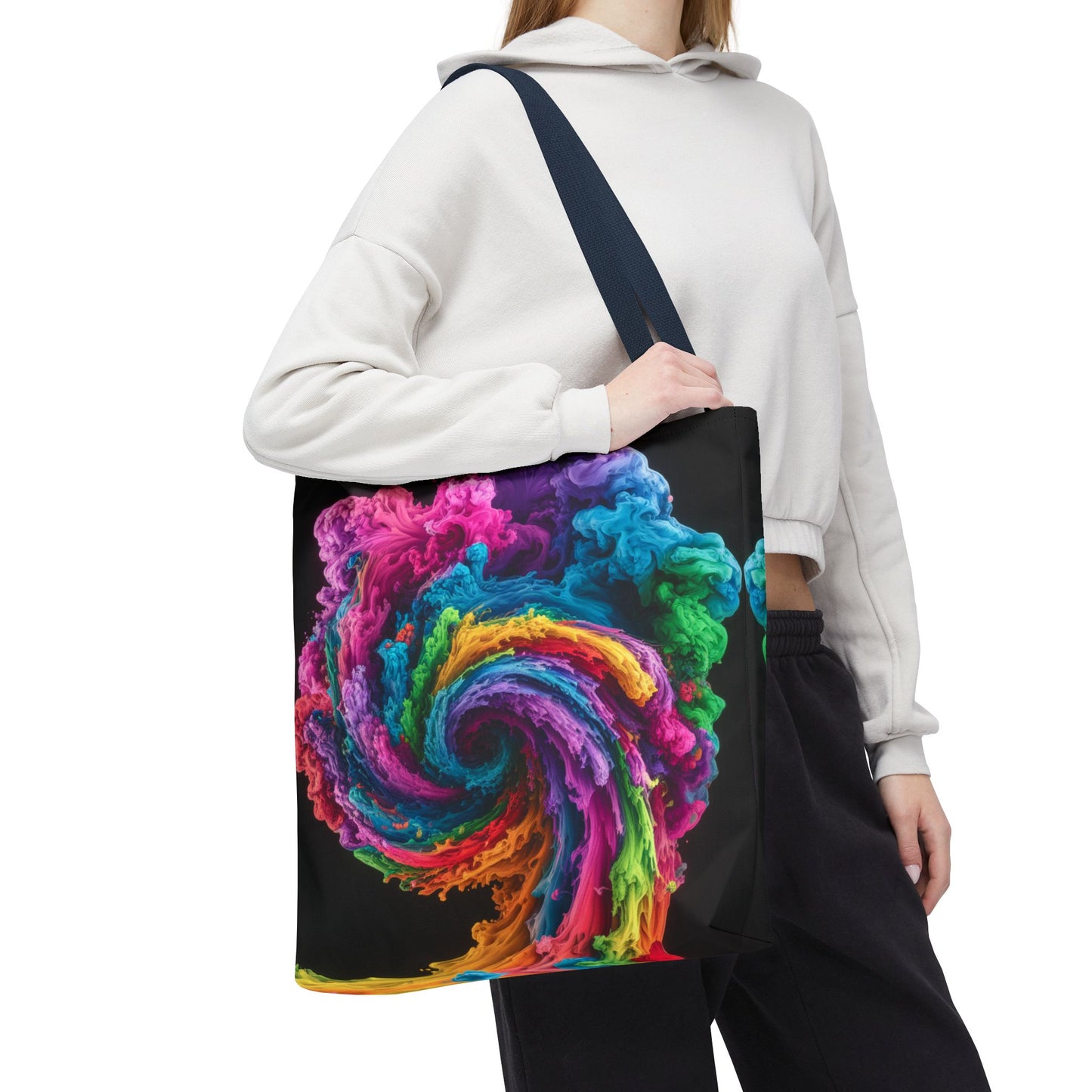 Colorful Swirl Tote Bag