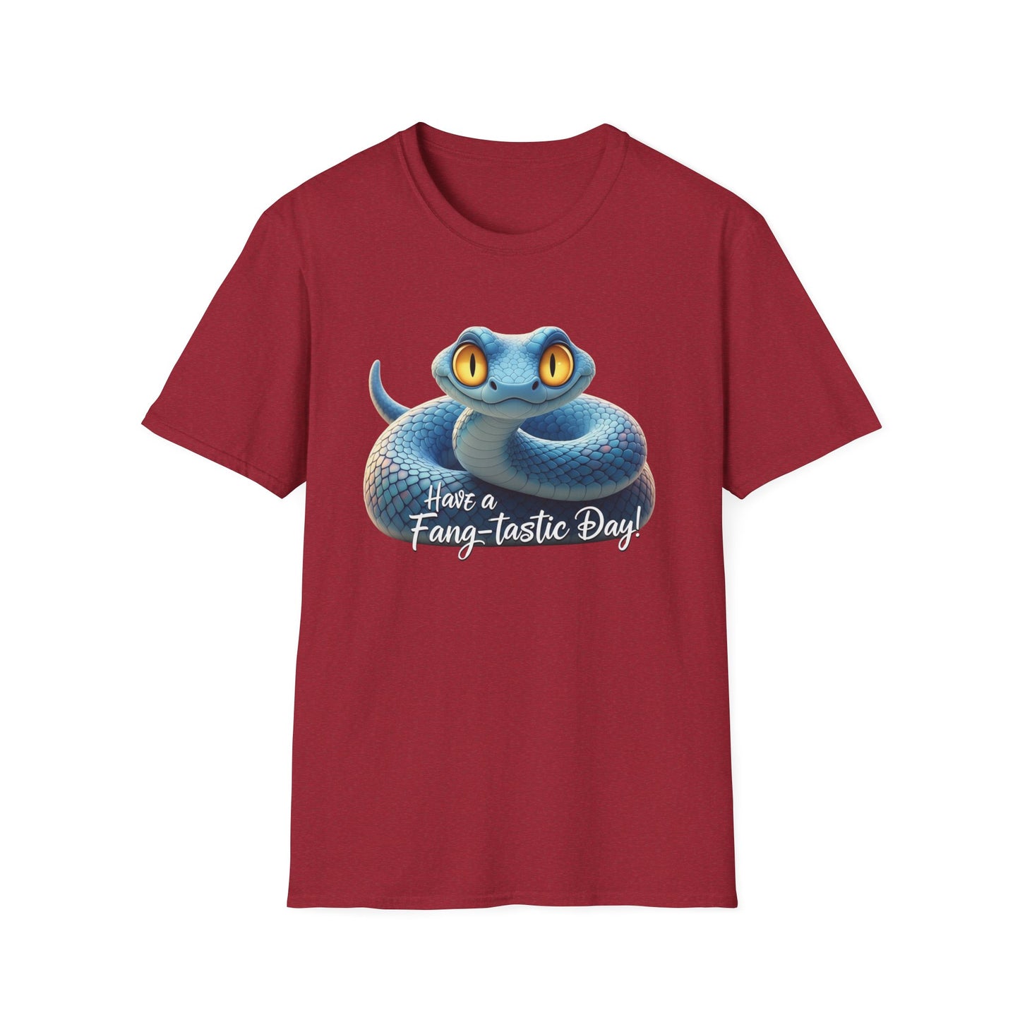 Have A Fang-tastic Day Snake T-Shirt, Funny Reptile Tee, Cute Snake Lover Gift, Animal Pun Shirt, Humor Top For Her Or Him