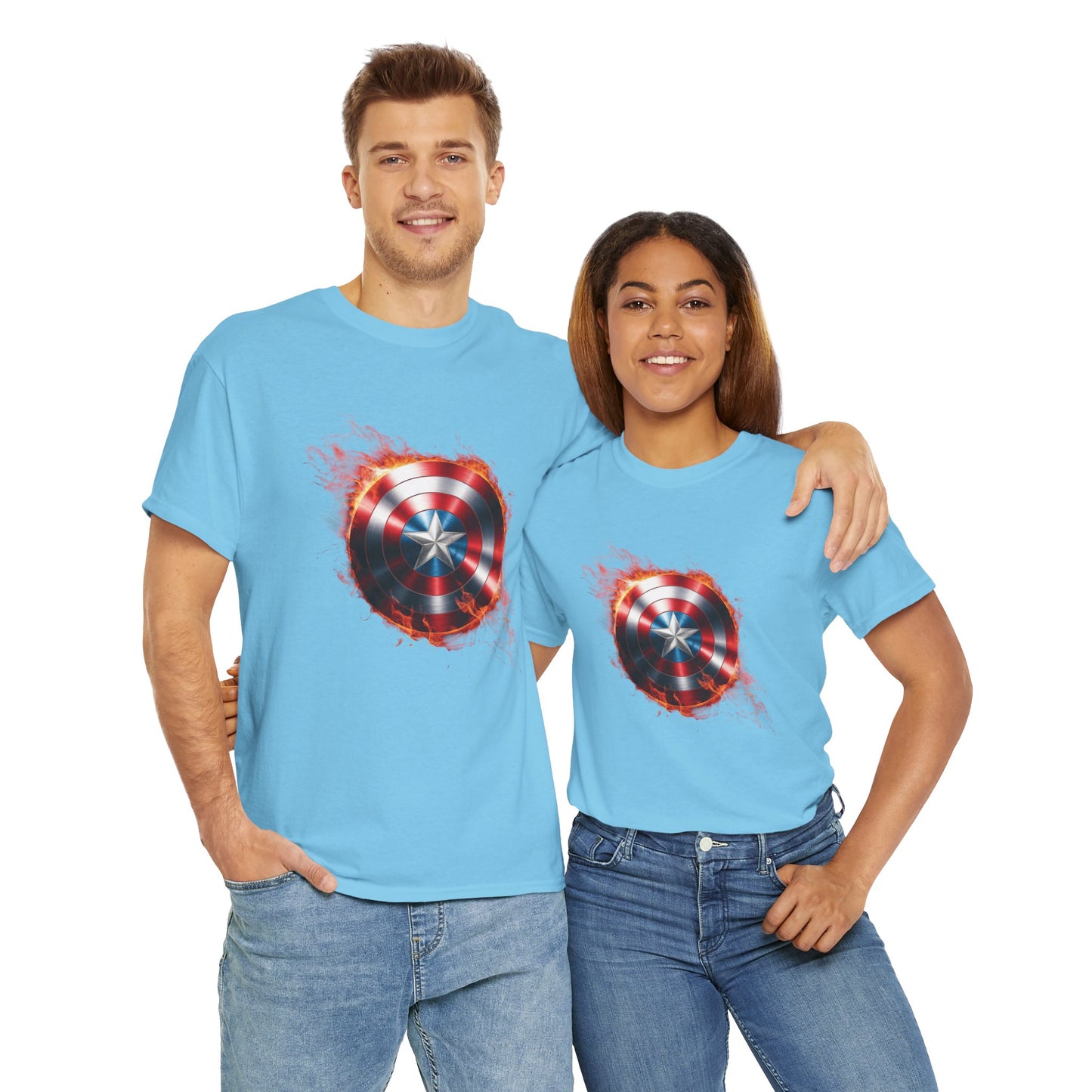 Captain America Flame Tee