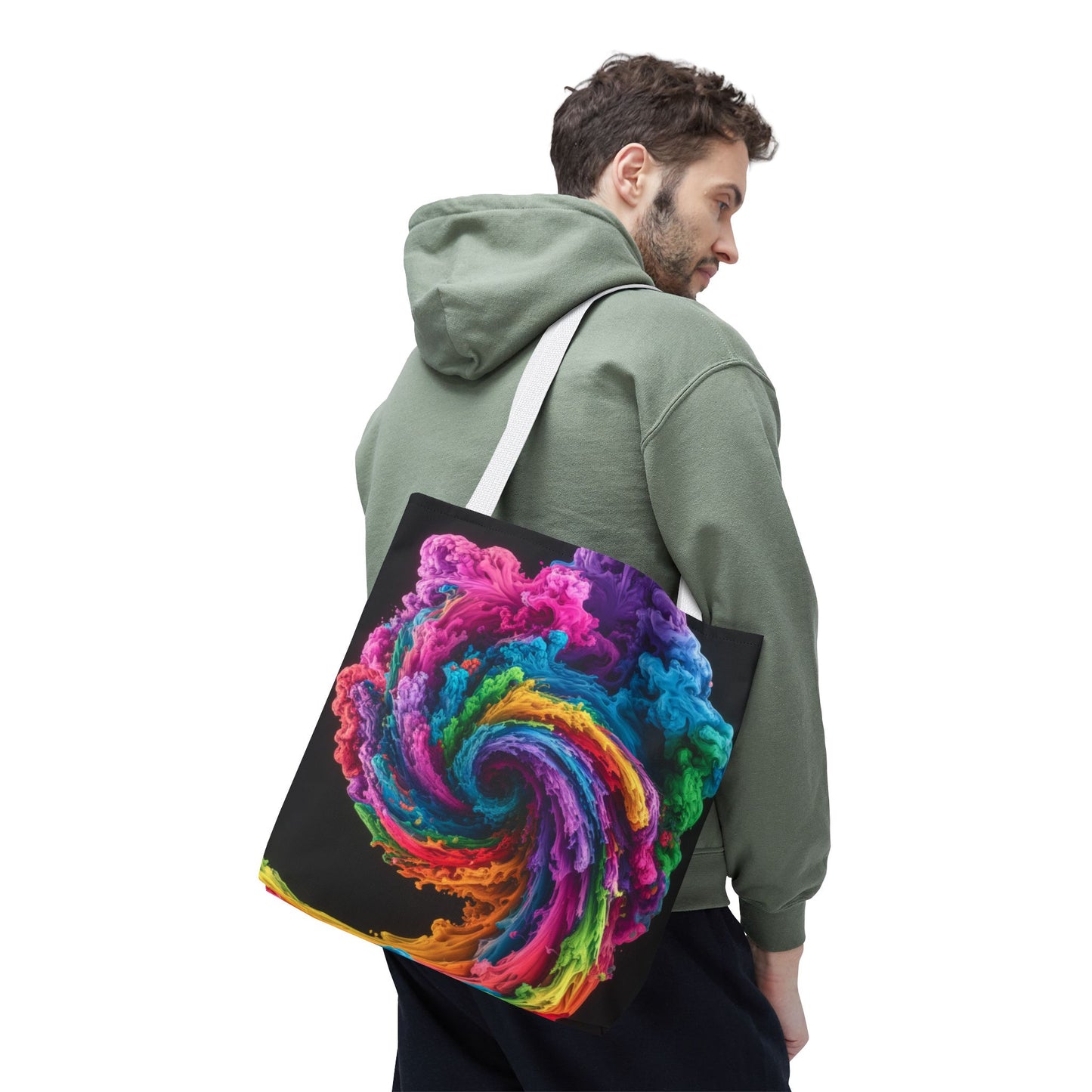 Colorful Swirl Tote Bag