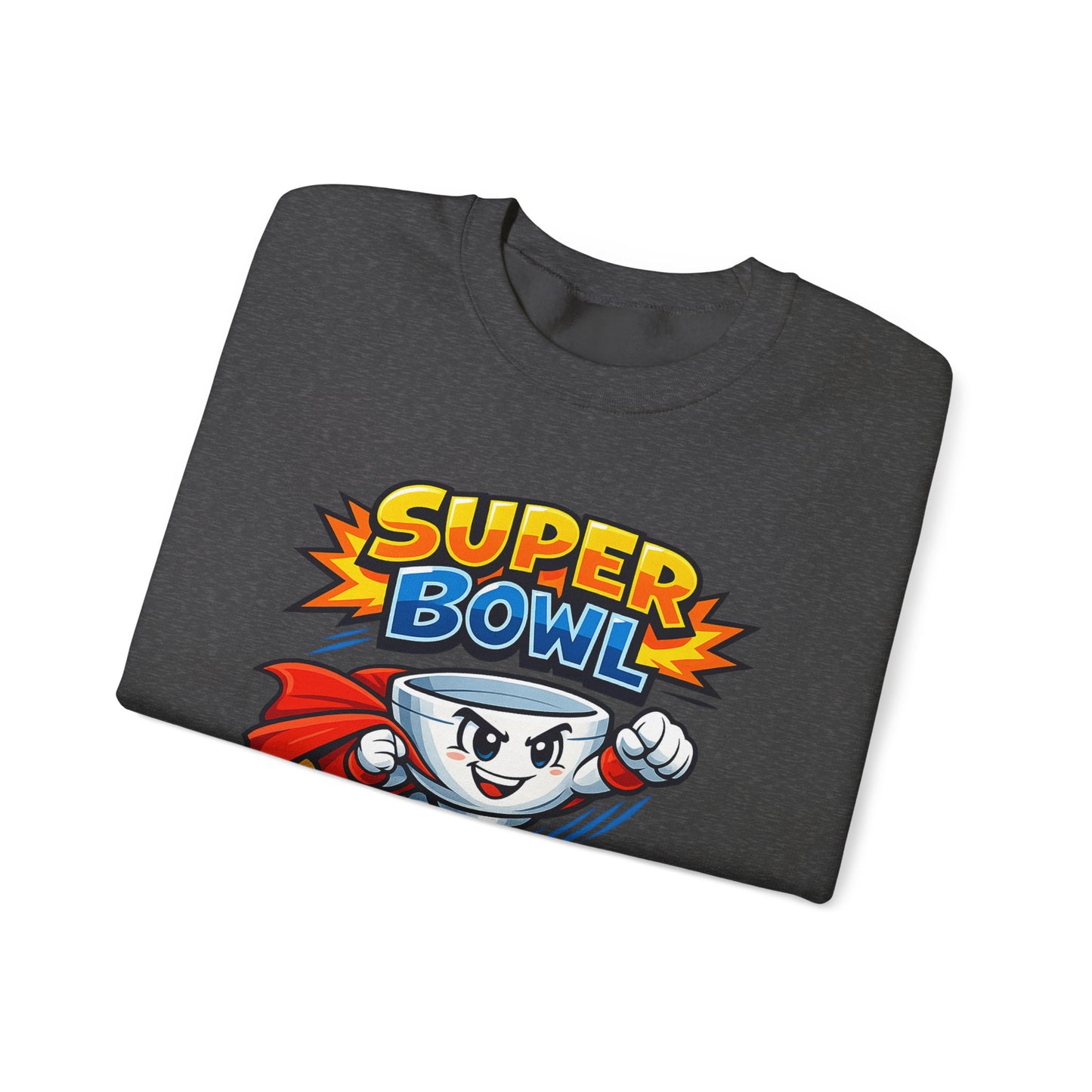 Super Bowl Sweatshirt, Funny Super Bowl Crewneck, Football Party Sweatshirt, Game Day Pullover, Bowl Pun Shirt, Unisex Graphic Crew