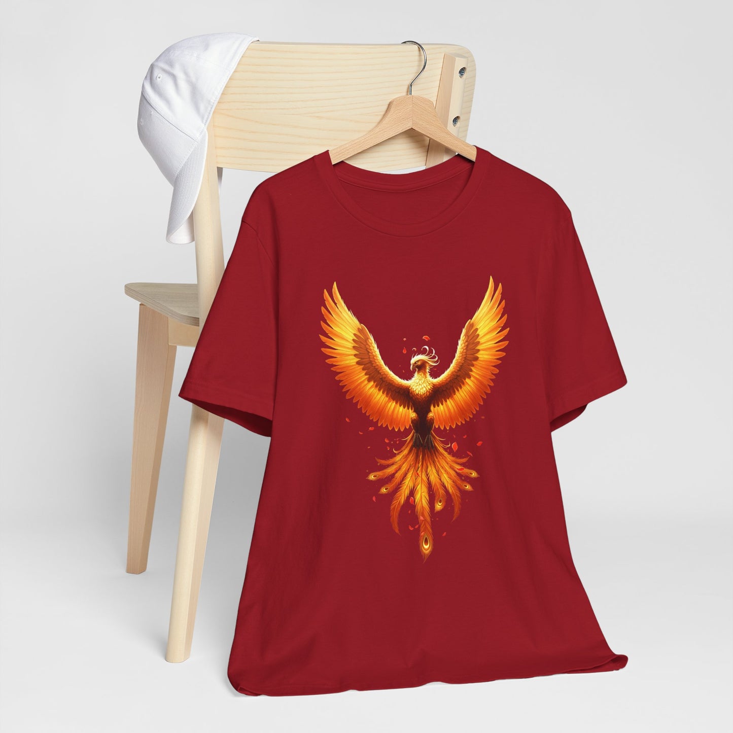 Phoenix Rising Shirt • Fiery Phoenix Graphic Tee • Rebirth Transformation Myth Shirt • Firebird Art Tee • Unisex Gift Tee XS‑5XL