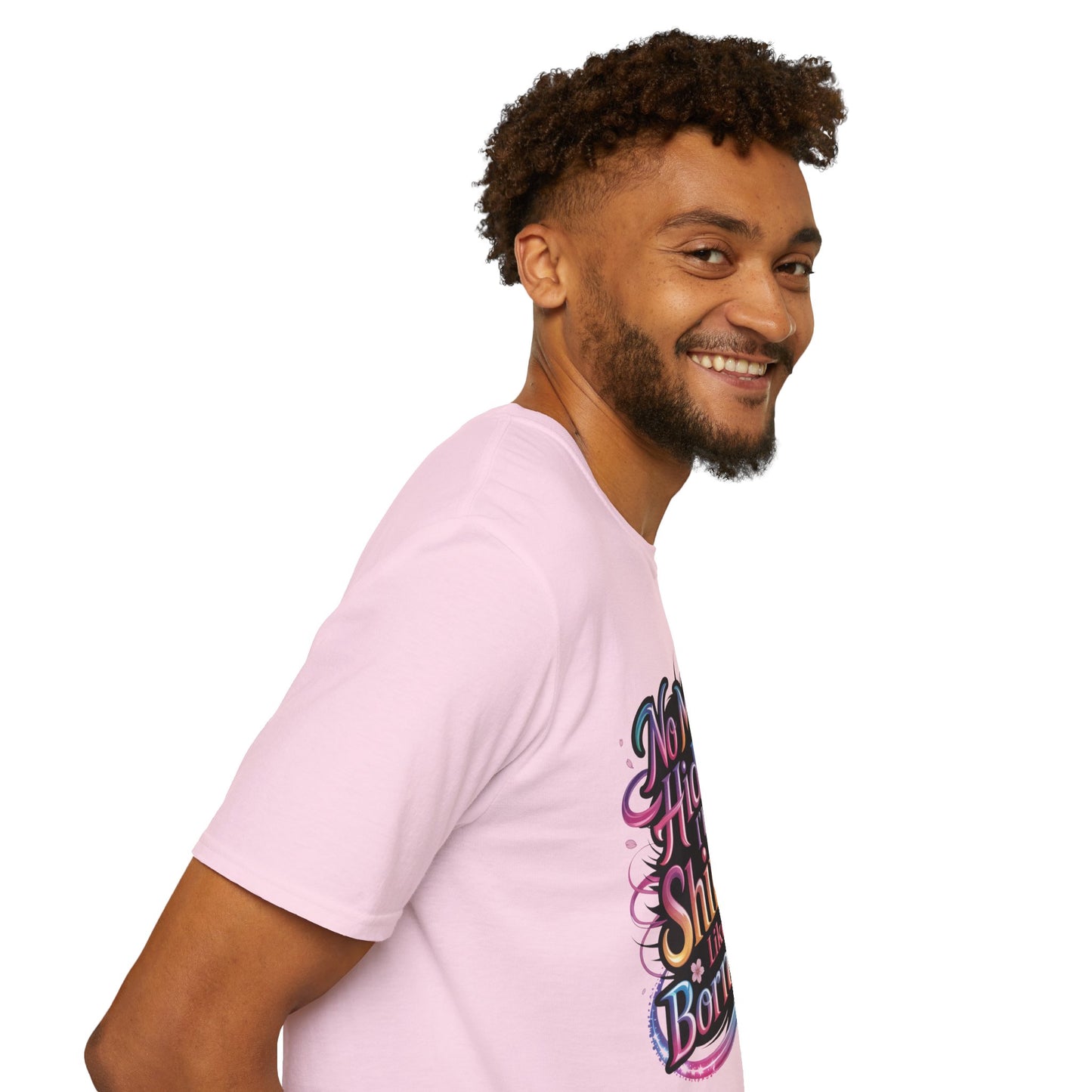 No More Hiding T-Shirt, KPop Anime Inspired Shirt, Motivational Graphic Tee, Shining Born to Be Top, Positive Quote Shirt for Fans and Dreamers
