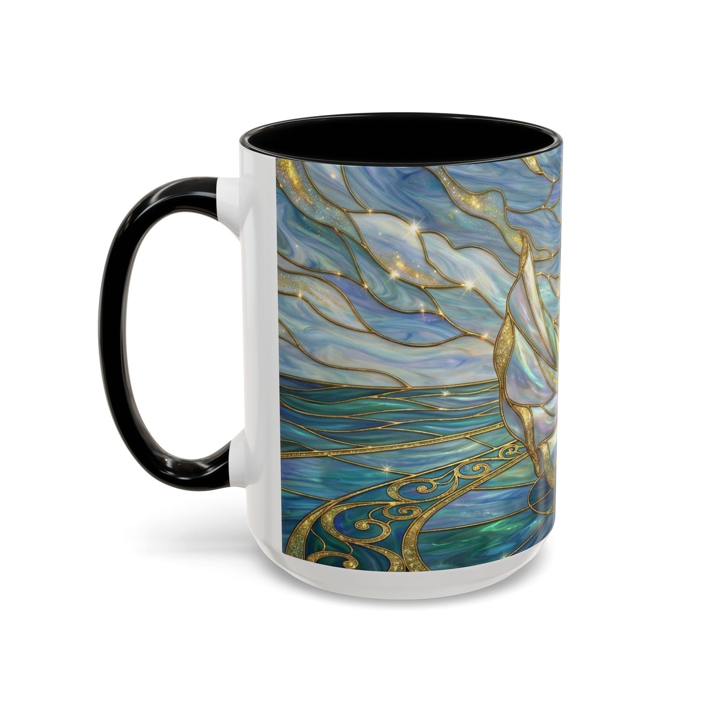 Stained Glass Mug, Dancing Couple Coffee Cup, Romantic Anniversary Gift, Ballroom Dancer Tea Cup, Wedding Present For Couple, Art Mug