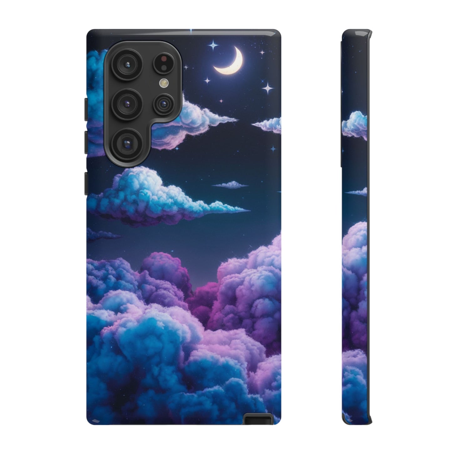 Dreamy Clouds & Moon Tough Samsung Galaxy Case