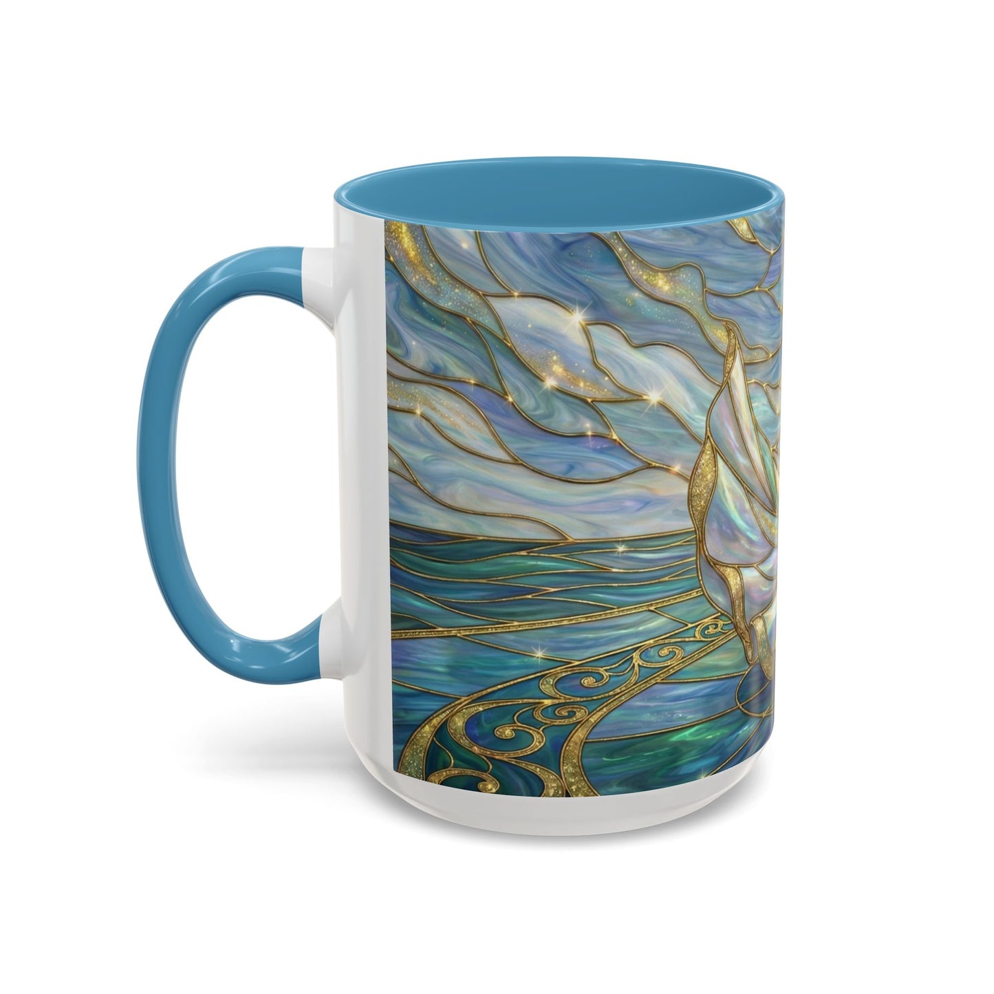 Stained Glass Mug, Dancing Couple Coffee Cup, Romantic Anniversary Gift, Ballroom Dancer Tea Cup, Wedding Present For Couple, Art Mug