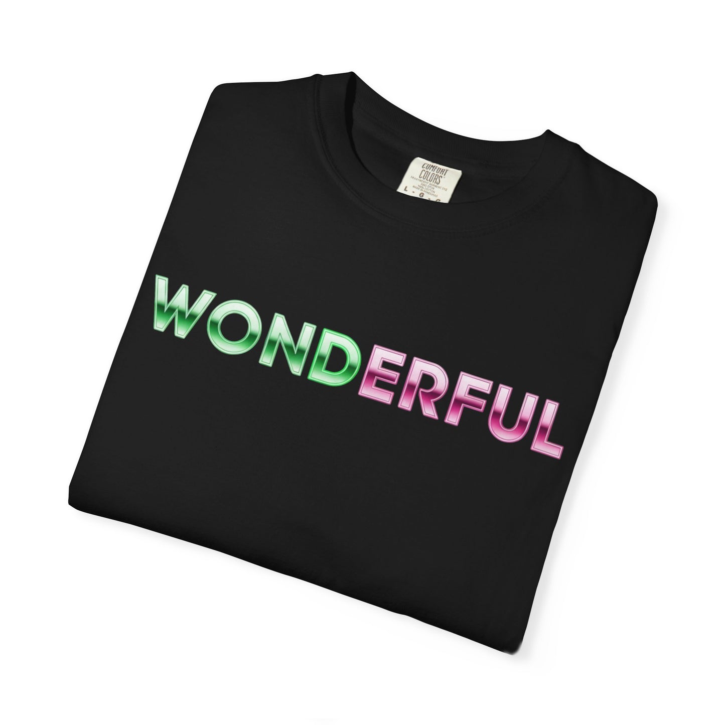 Wonderful Broadway Inspired T-Shirt, Musical Theater Graphic Tee, Green And Pink Gradient Shirt, Unisex Gift For Fans And Performers