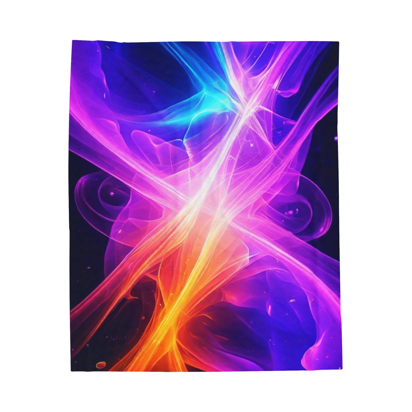Color Splash Plush Velveteen Blanket