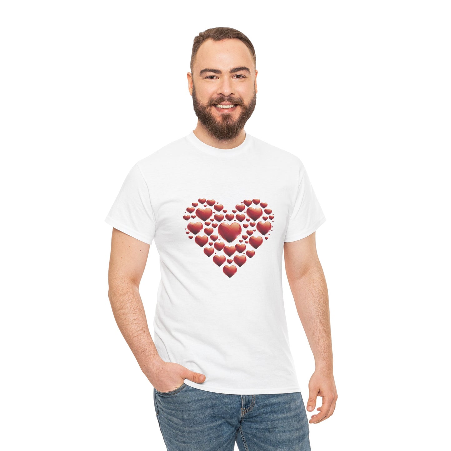 Heart Of Hearts Shirt, Minimal Valentine Shirt, Red Heart Graphic Tee, Love Aesthetic T Shirt, Valentine Gift Shirt