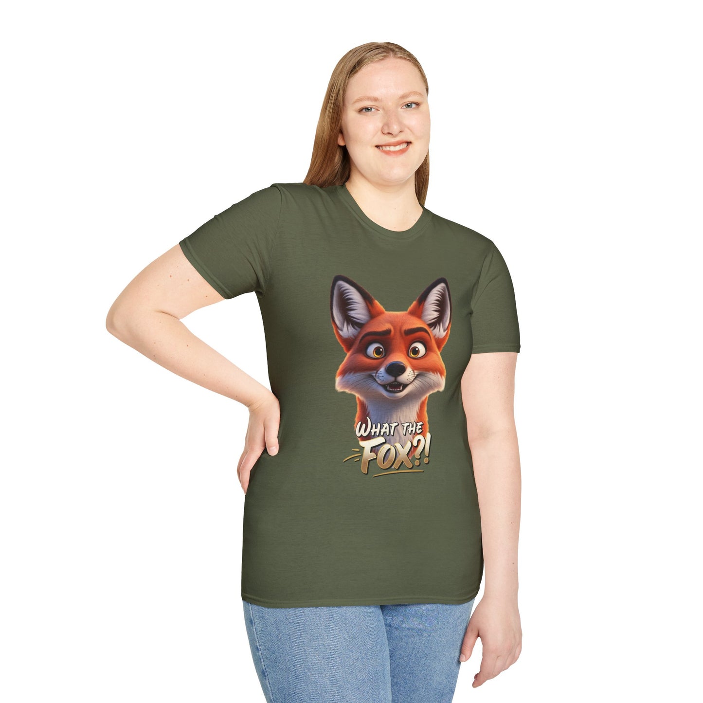 What The Fox T-Shirt, Funny Fox Graphic Tee, Animal Lover Shirt, Cute Pun Gift, Woodland Animal Top, Fun Casual Shirt For Men And Women