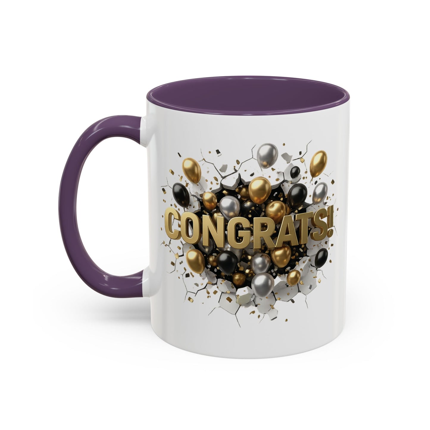 Personalized Congrats Mug, Custom Graduation Gift, Promotion Coffee Cup, New Dad Present, Teacher Appreciation Gift, Custom Name Cups