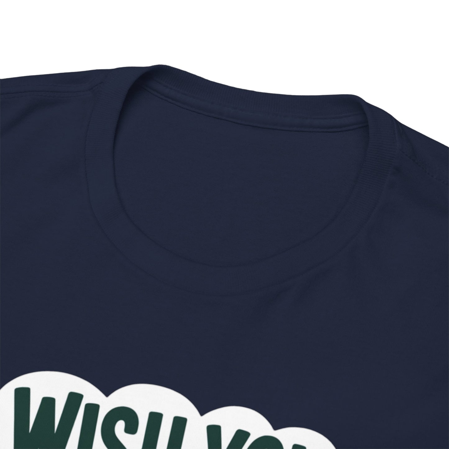 Wish You Were Deer Funny Christmas T-Shirt, Cute Reindeer Holiday Tee, Pun Christmas Shirt, Festive Santa Hat Deer Graphic Tee Gift