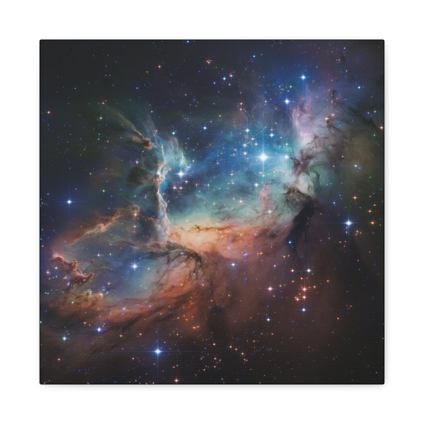 Cosmic Art Canvas Nebula Wall Decor Space Art Galactic Home Decor Modern Art Office Decor