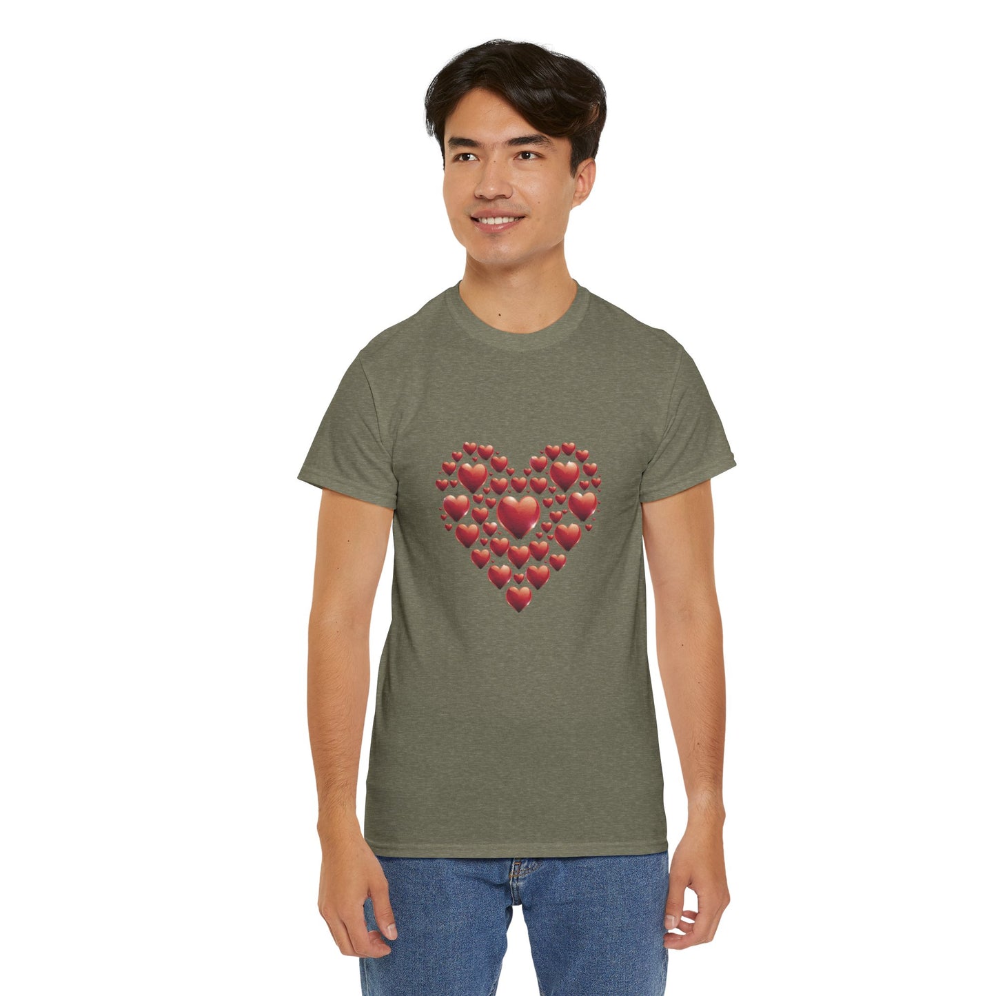 Heart Of Hearts Shirt, Minimal Valentine Shirt, Red Heart Graphic Tee, Love Aesthetic T Shirt, Valentine Gift Shirt