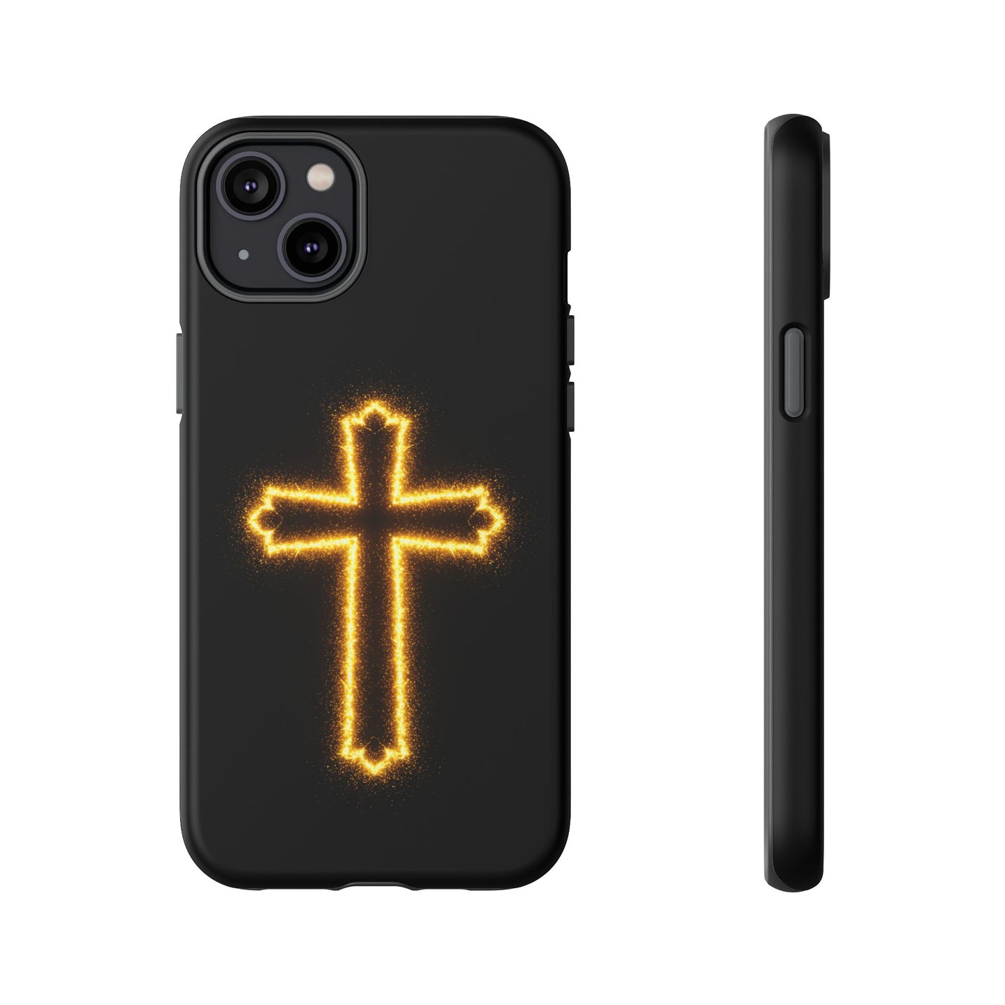 Glowing Cross Phone Case - Faith-Inspired Tough Cases