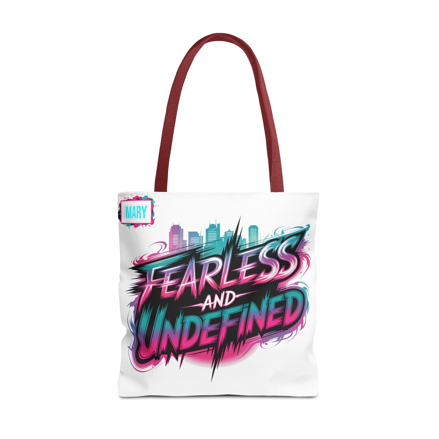 Custom Name Tote Bag | Fearless and Undefined Design | K-Pop Inspired Gift for Fans | Personalized Bold Aesthetic Bag | Trendy Streetwear Tote