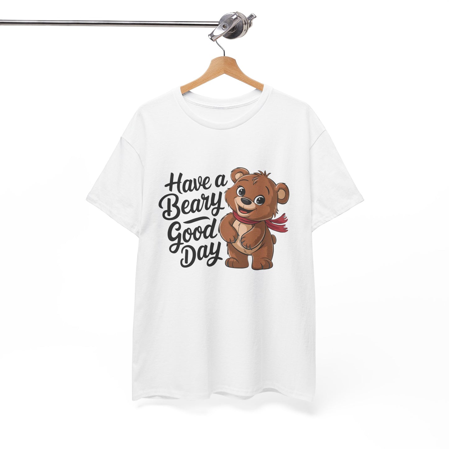 Bear Graphic Tee, Cute Bear Shirt, Funny Animal Tee, Bear Lover Gift, Casual Bear Top, Have a Beary Good Day Shirt