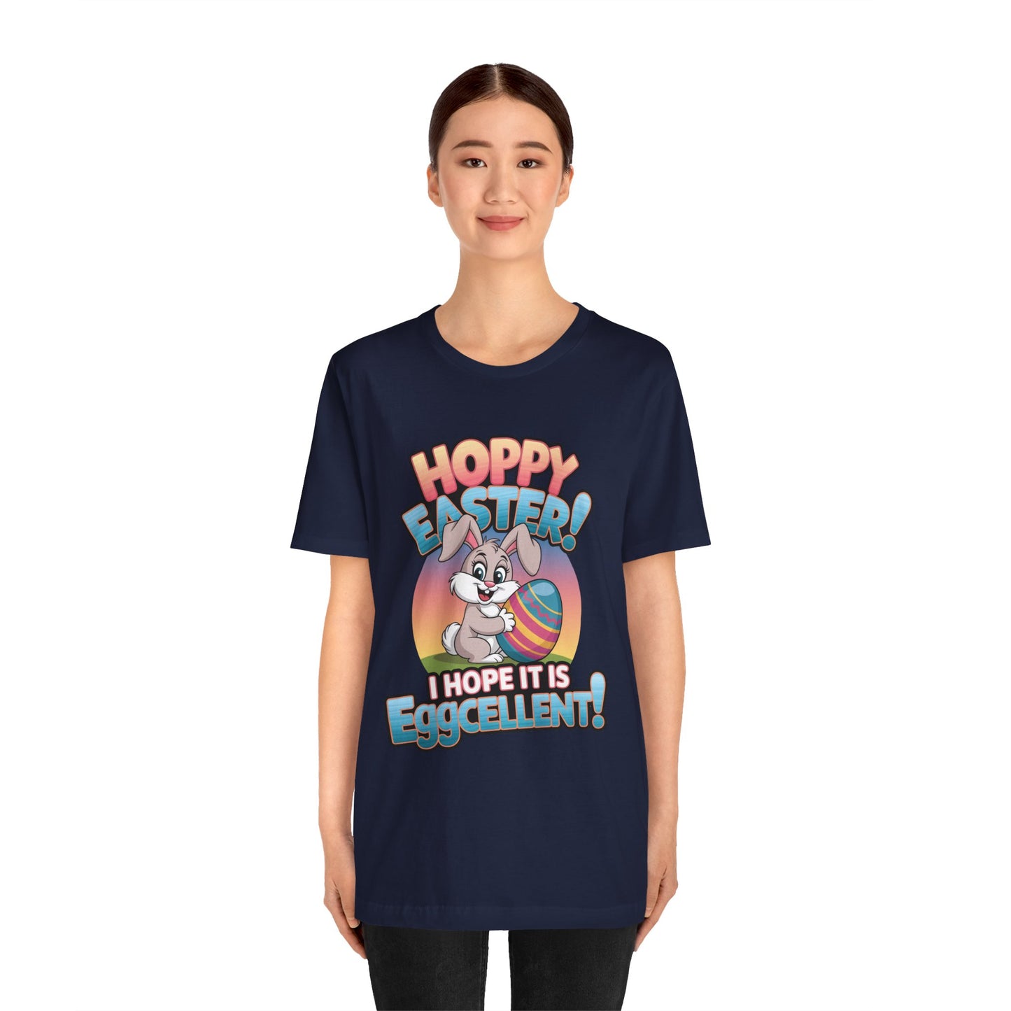 Happy Easter Unisex Tee Easter Shirt Easter Bunny T Shirt Easter Apparel Easter Bunny Outfit
