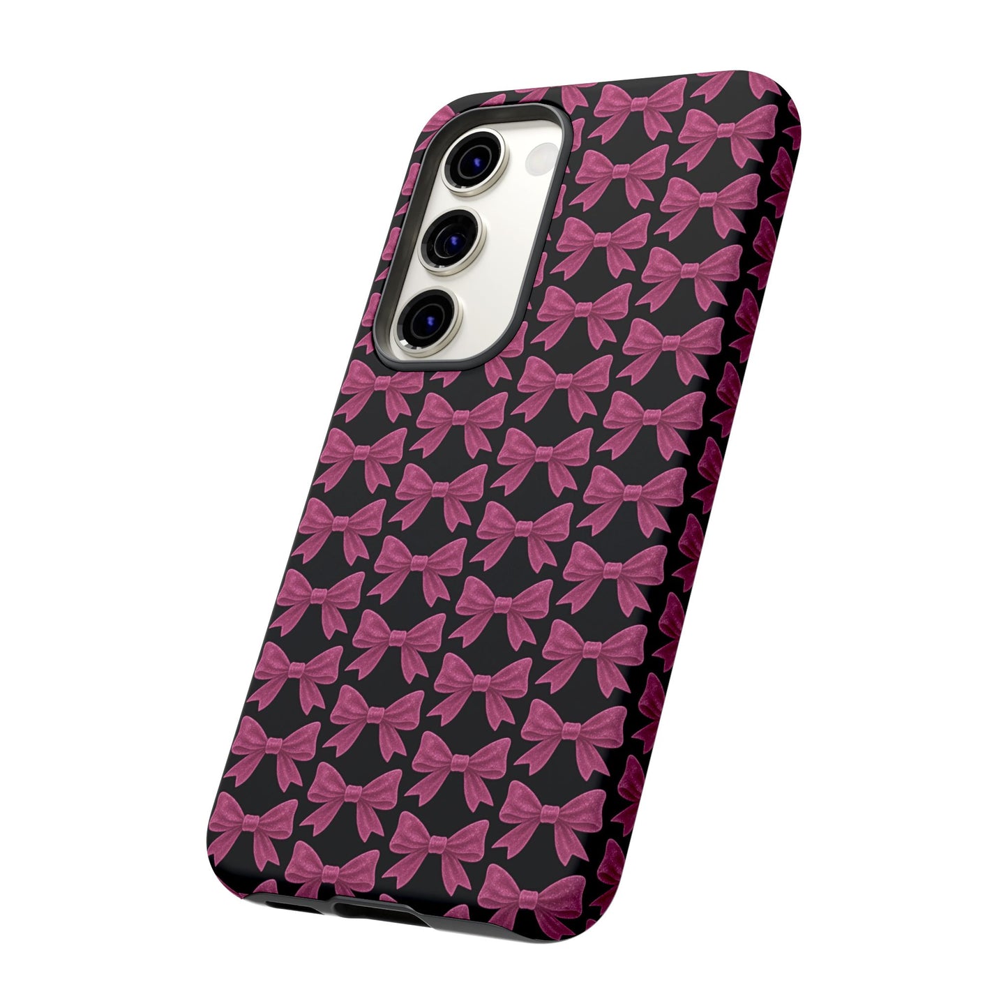 Pink Bow Samsung Case Coquette Aesthetic Phone Cover Cute Girly Phone Case Glossy Y2K Accessory Kawaii Samsung Case Gift
