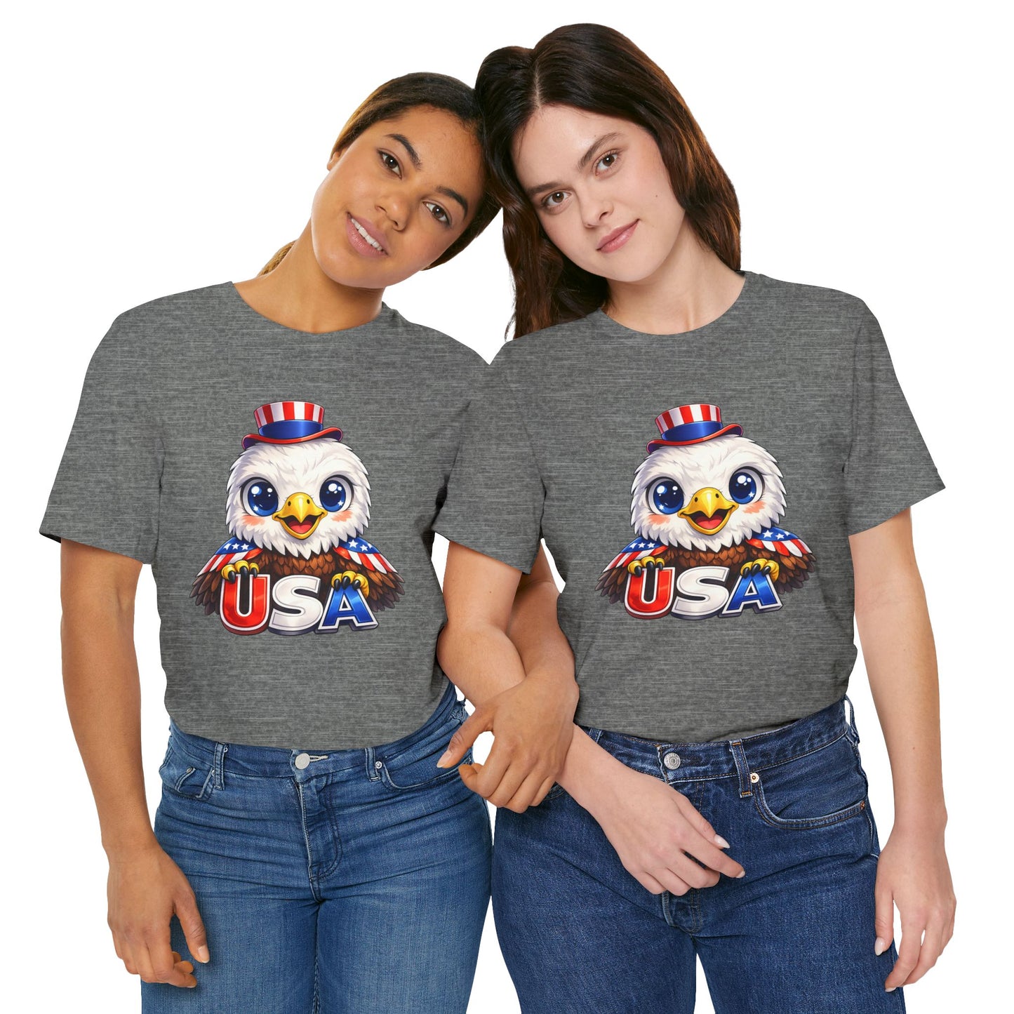 Cute USA Eagle Shirt, Patriotic Eagle T Shirt, Fourth Of July Shirt, American Flag Eagle Tee, Freedom Graphic Shirt, USA Pride Top