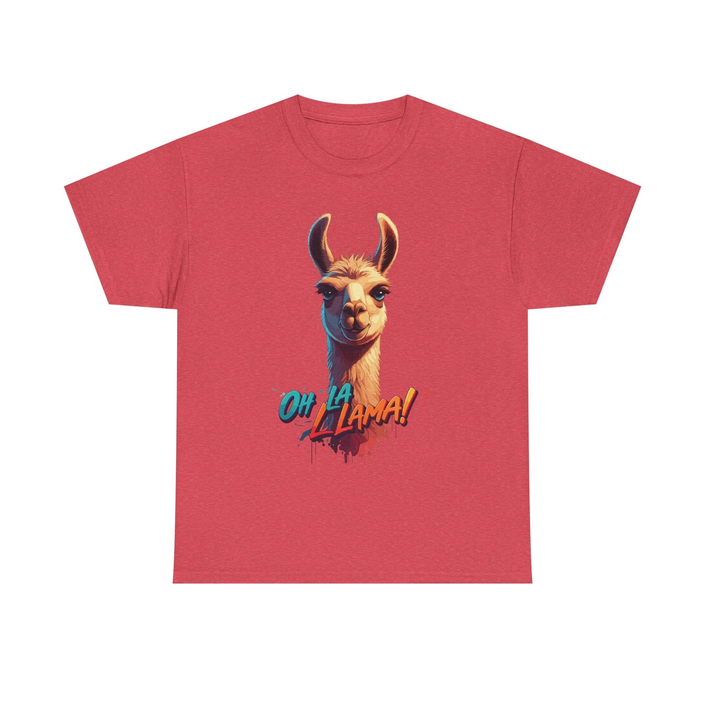 Oh la Llama Graphic Tee | Fun Llama T-Shirt, Cute Animal Lover Shirt, Llama Lover Gift, Quirky Party Tee, Trending Llama Fashion