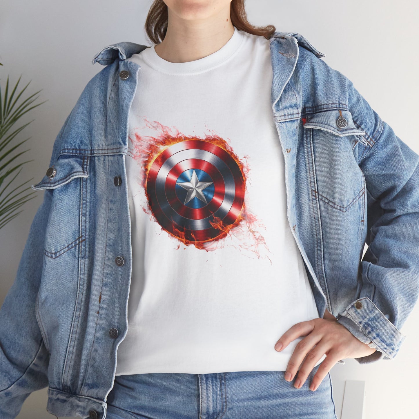 Captain America Flame Tee