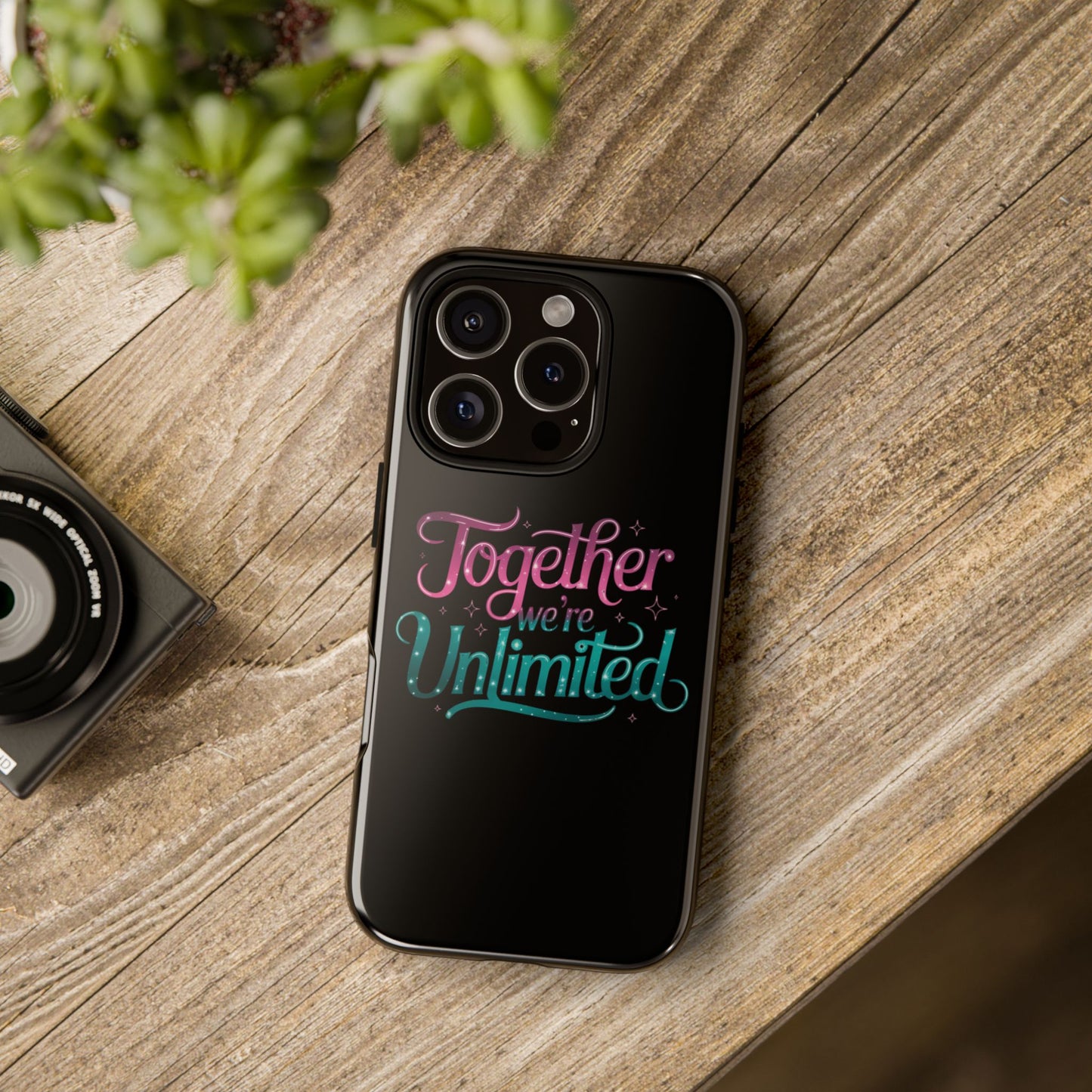 iPhone Case with Musical Quote Together We're Unlimited Musical Phone Case