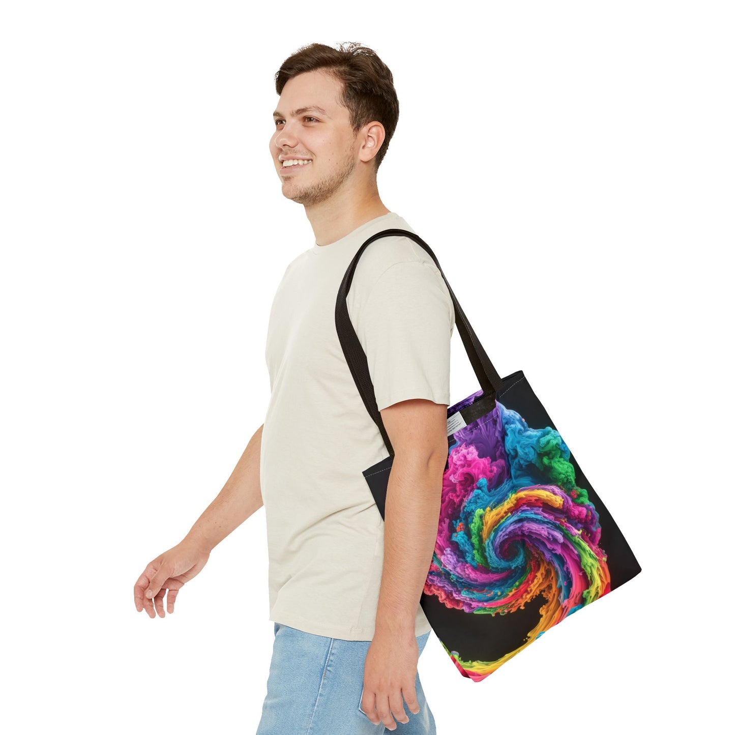 Colorful Swirl Tote Bag